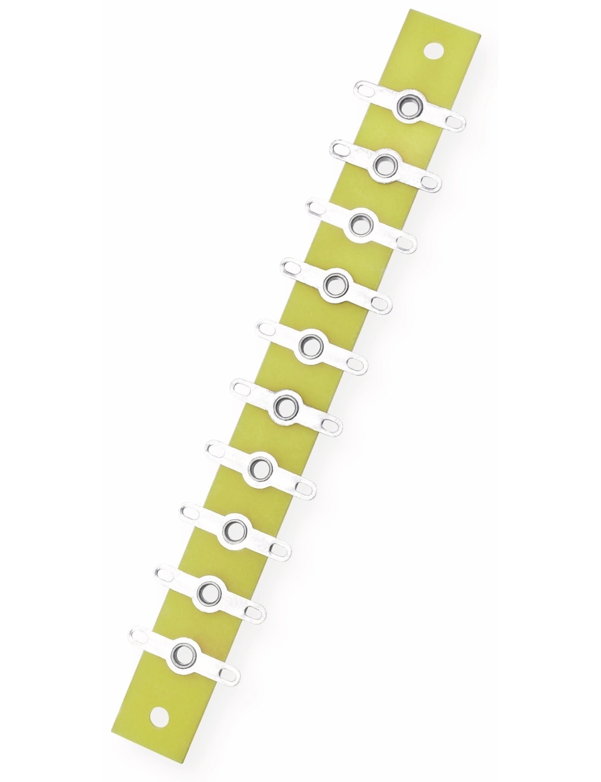 Platine, Lötleiste, einreihig, 10 polig, 120 x 12 x 1,6 mm Platine, Lötleiste, einreihig, 10 polig