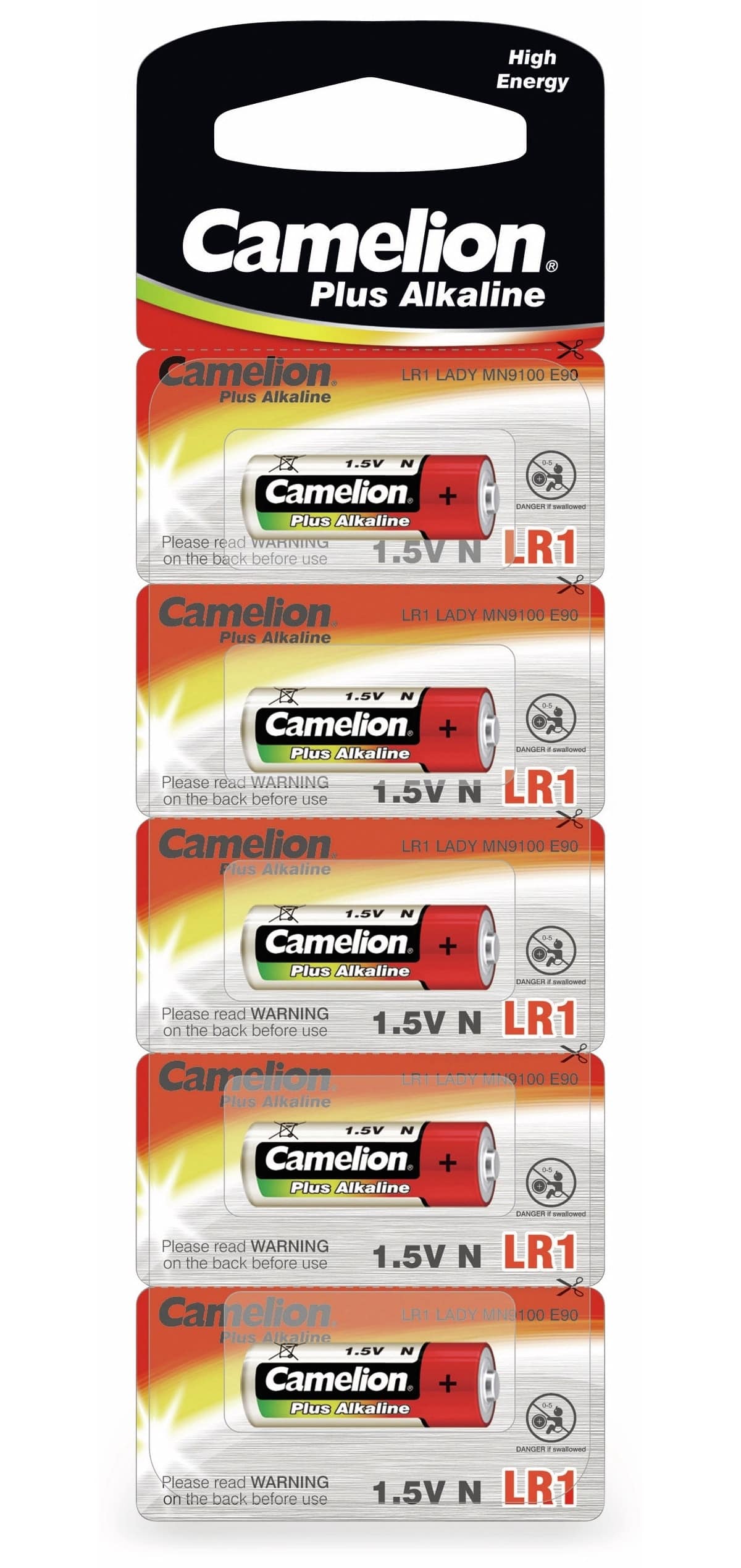 CAMELION Lady Batterie, Plus Alkaline, 5 Stück