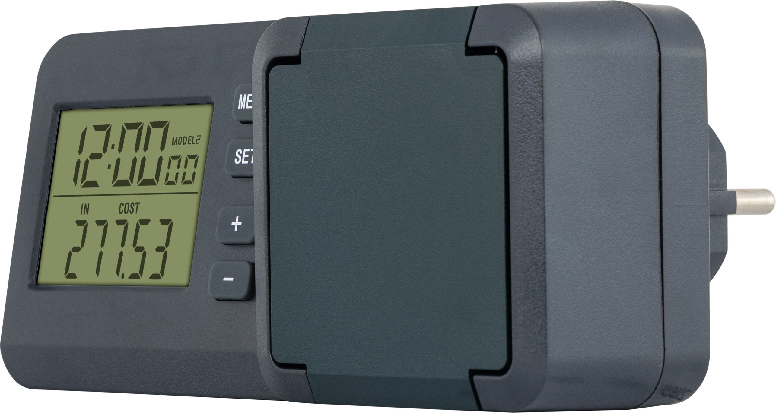 REV ENERGIEKOSTENMESSGERÄT EP011CTL-GR, LCD-DISPLAY, IP44, SCHWARZ-GRÜN