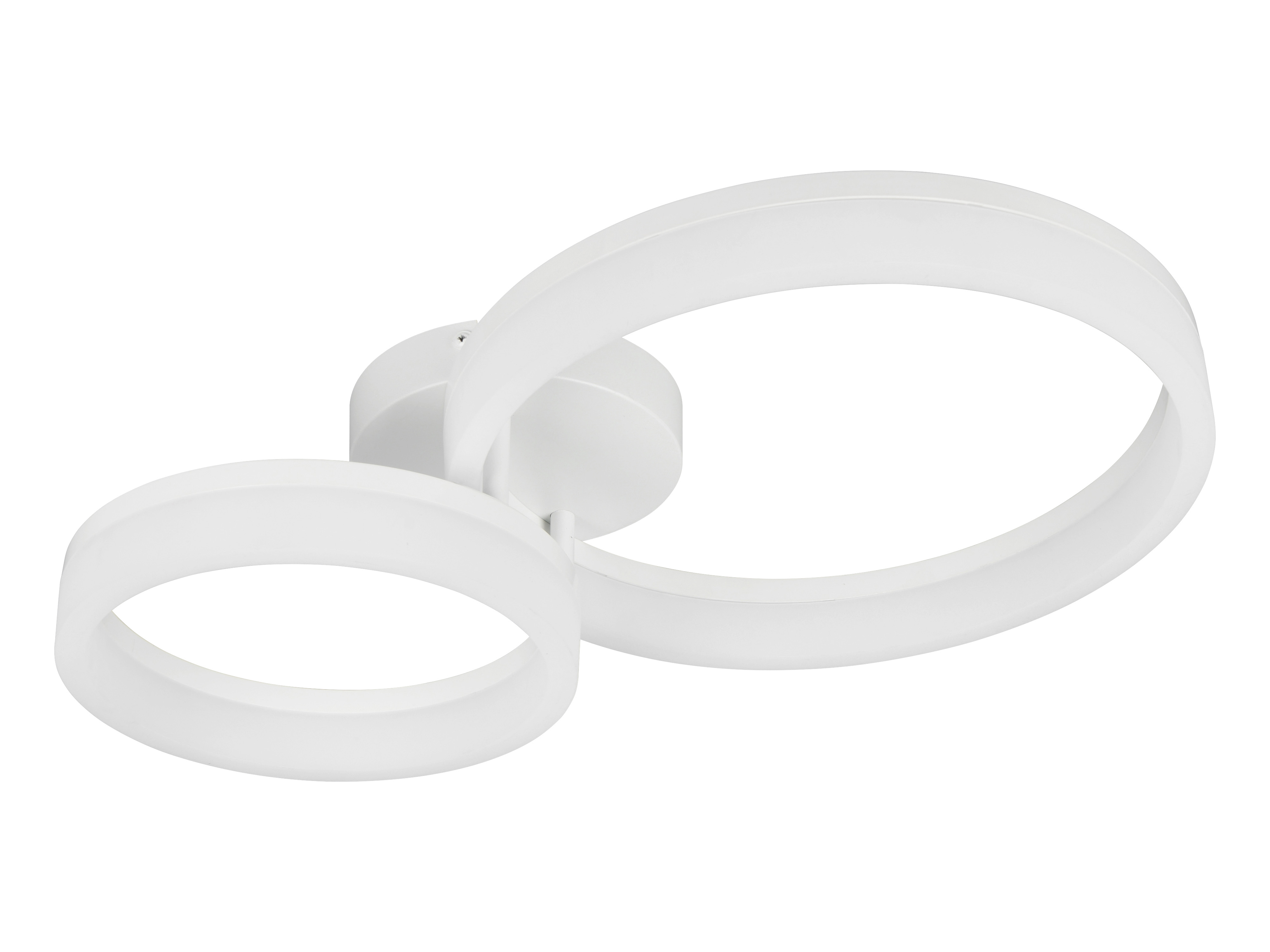 REALITY LED-Deckenleuchte Scope R63601231, 22W, 4000K, 3000lm, neutralweiß, IP20, weiß