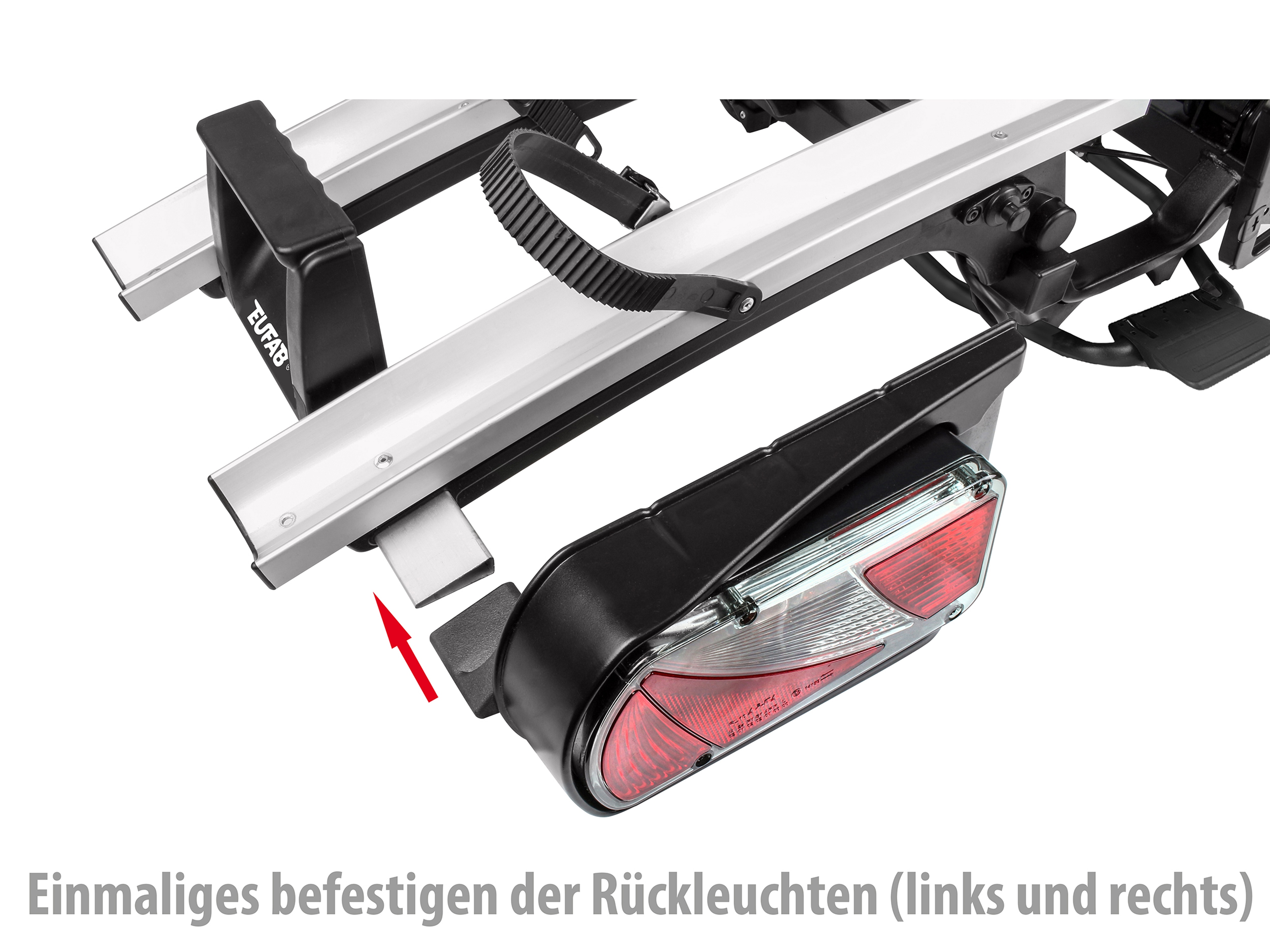 EUFAB Fahrradträger FINCH, 11584, für 2 Fahrräder