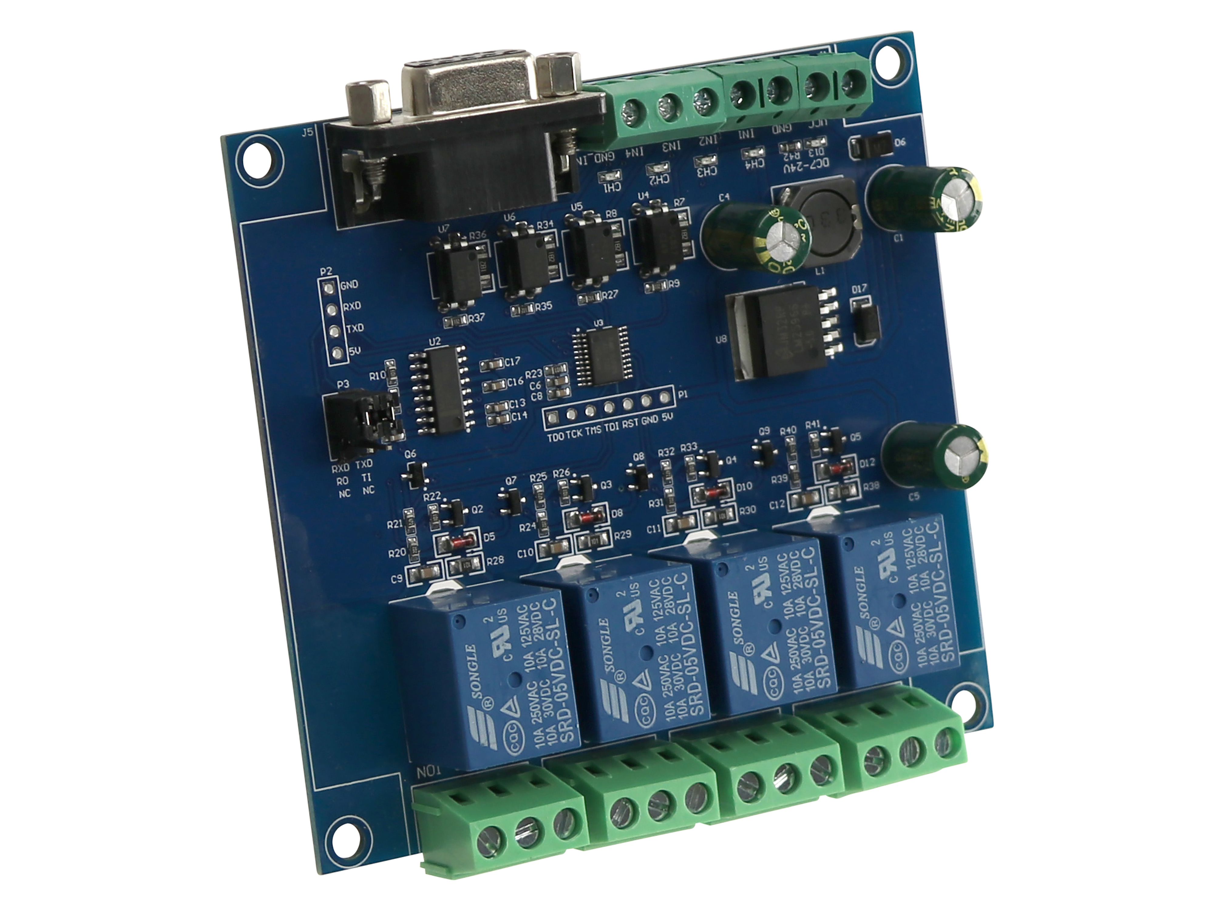 DAYOWER Relaismodul 232-4R-D7, 4 Kanal