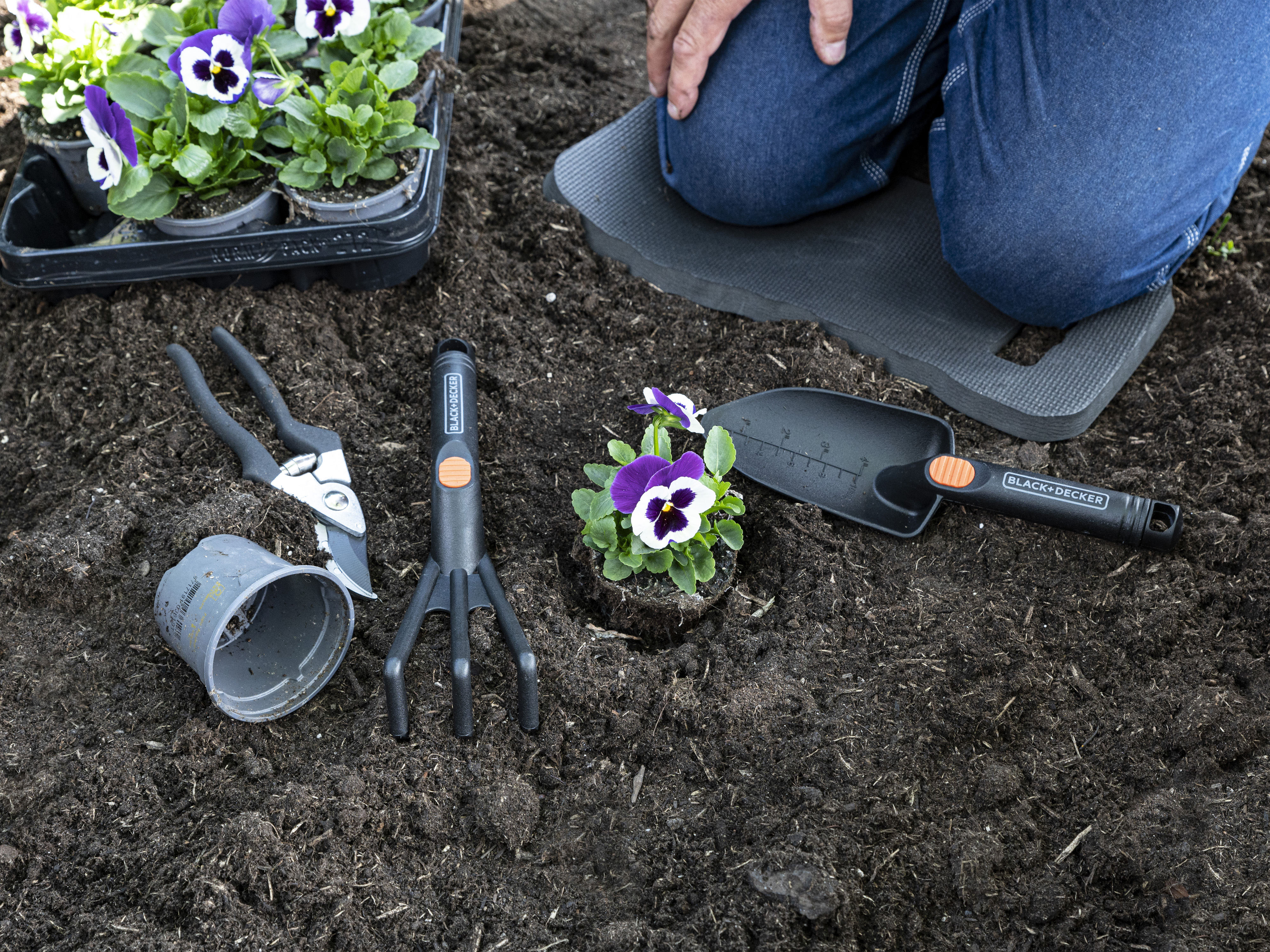BLACK & DECKER Gartenwerkzeug-Set