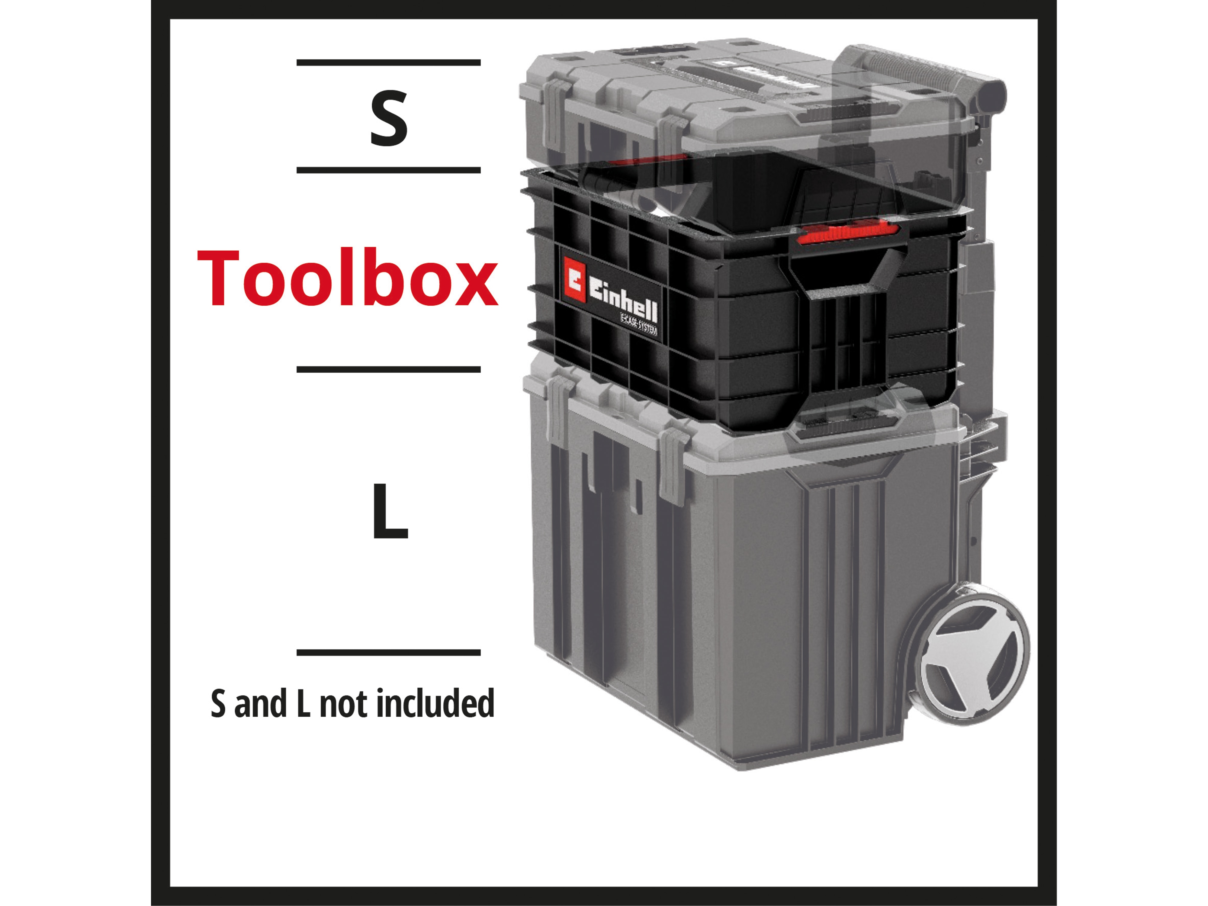 EINHELL Systemkoffer E-Case Werkzeugkiste