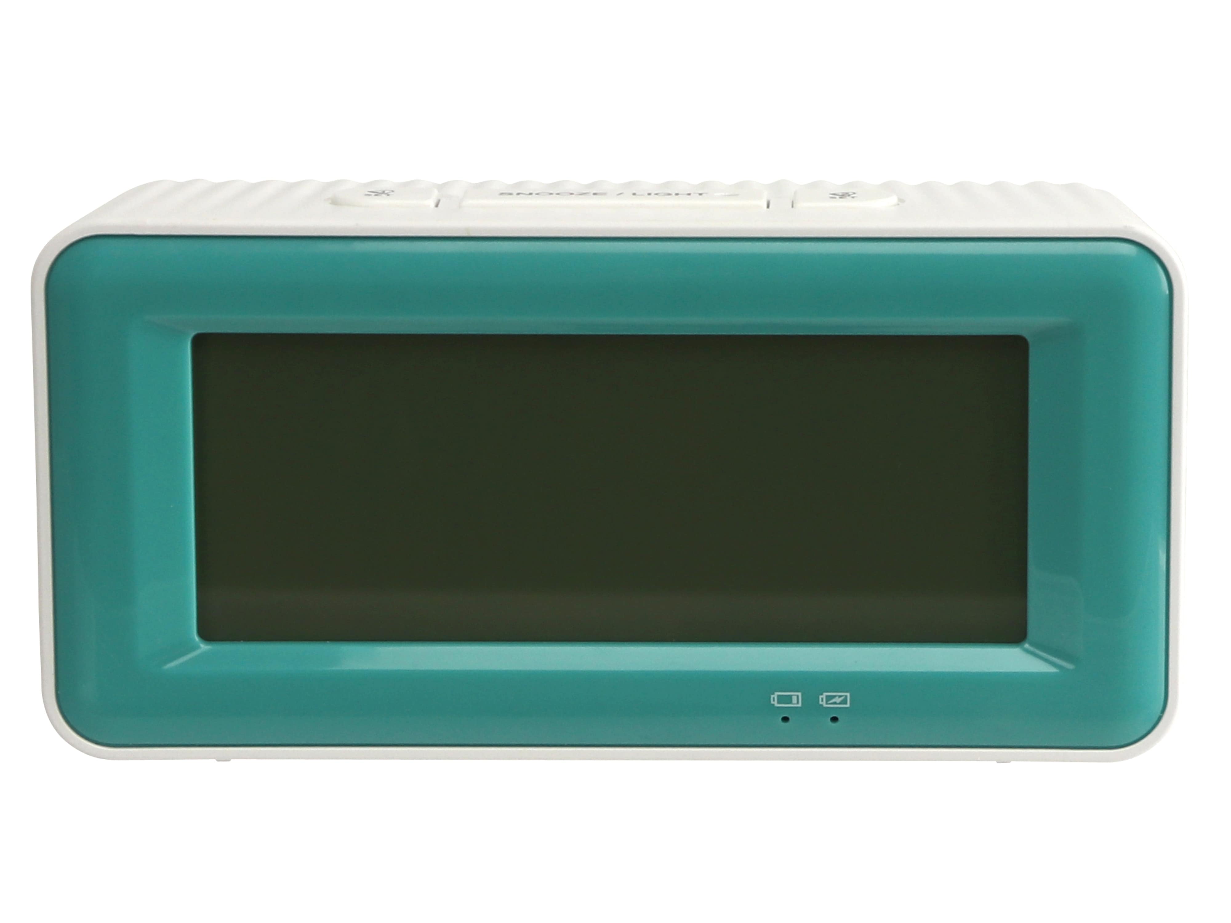 Funkwecker, 805-02-2020-01, türkis, B-Ware