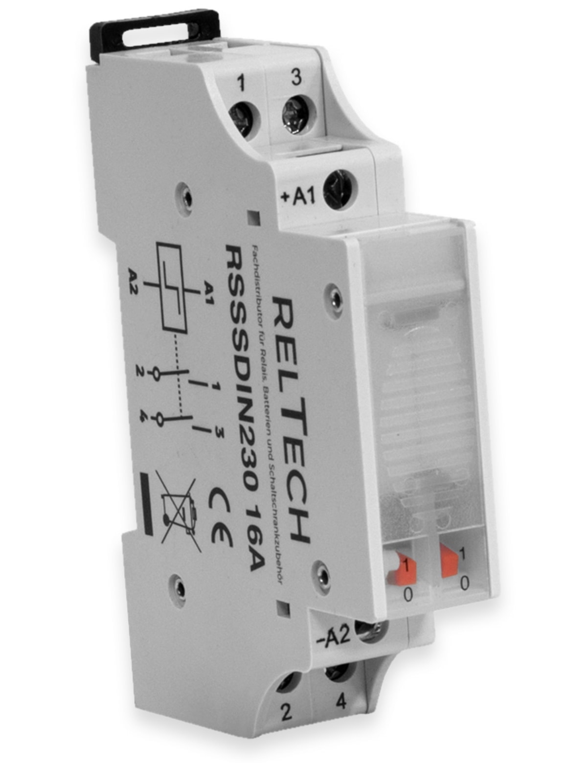 RELTECH Stromstoss-Schalter RSSSDIN230, 16A/230V, 2 Schließer
