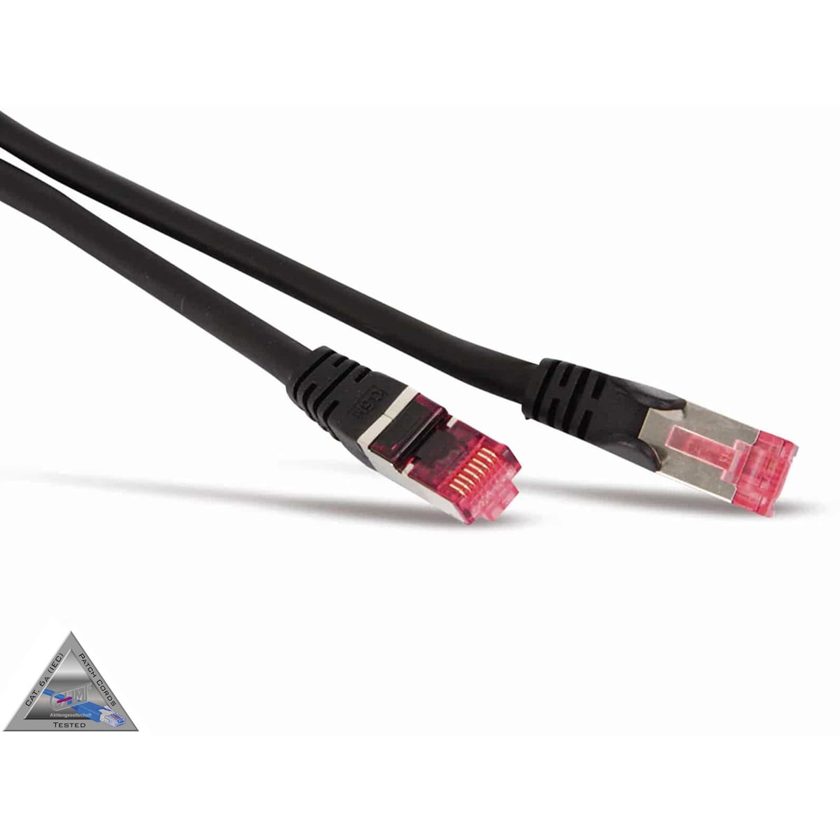 S-IMPULS CAT.6a Patchkabel, halogenfrei, GHMT zertifiziert, 5 m, schwarz S-IMPULS CAT.6a Patchkabel, halogenfrei, GHMT zertifiziert, 5 m, schwarz