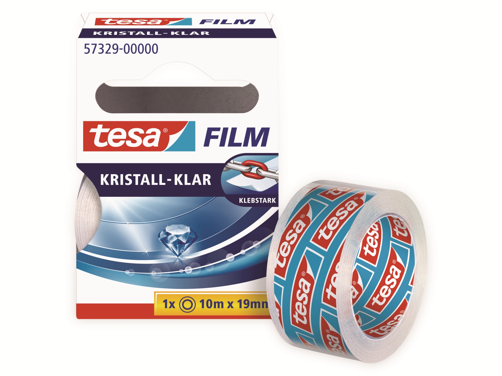 TESA film® kristall-klar, 1 Rolle, 10m:19mm, 57329-00000-03