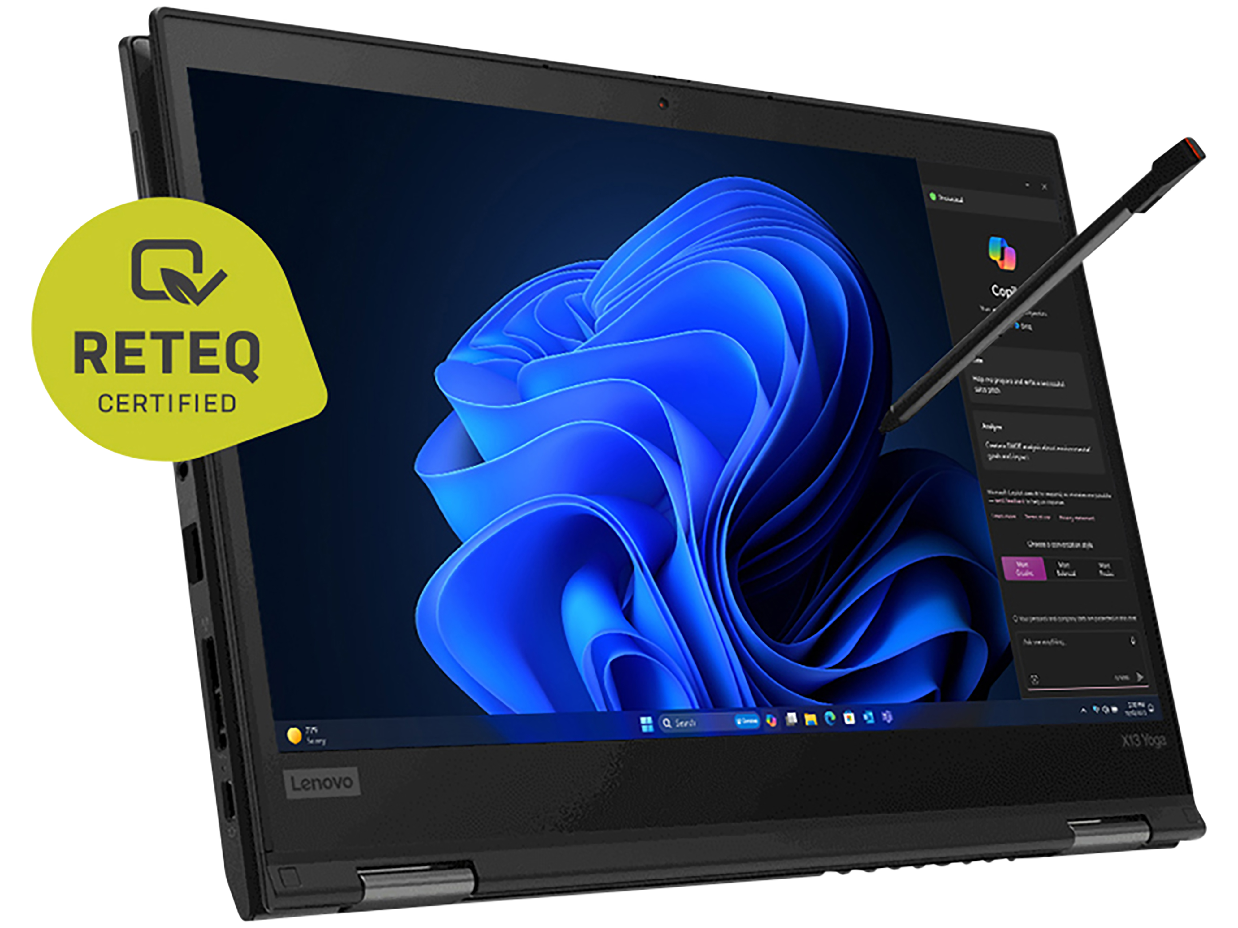 LENOVO Notebook Thinkpad X13 Yoga, 33,78 cm (13,3",) 16GB, 256GB, Win11Pro, refurbished