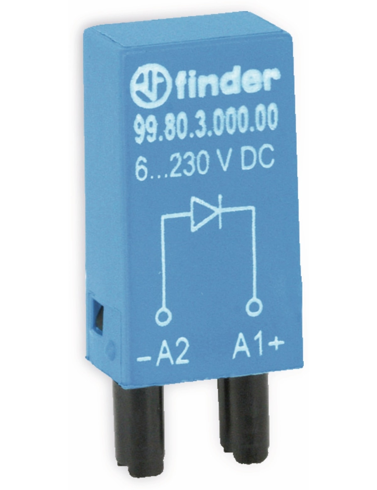 FINDER Steckmodul / Freilaufdiode, 99.80.3.000.00, für Serie 94, 95