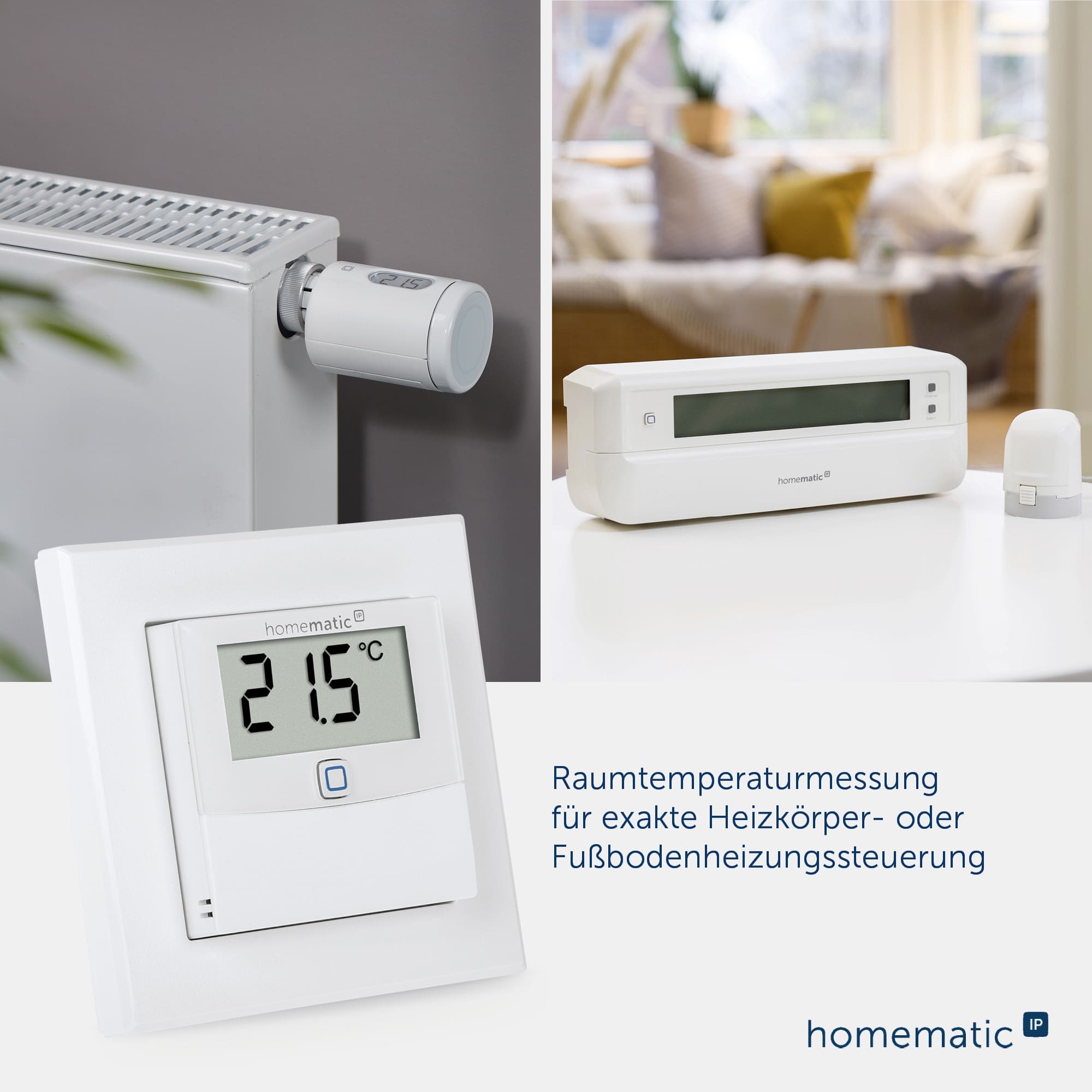 HOMEMATIC IP Smart Home 150180A0, Temp. und Luftfeucht. Sensor mit Display HOMEMATIC IP Smart Home 150180A0, Temp. und Luftfeucht. Sensor mit Display