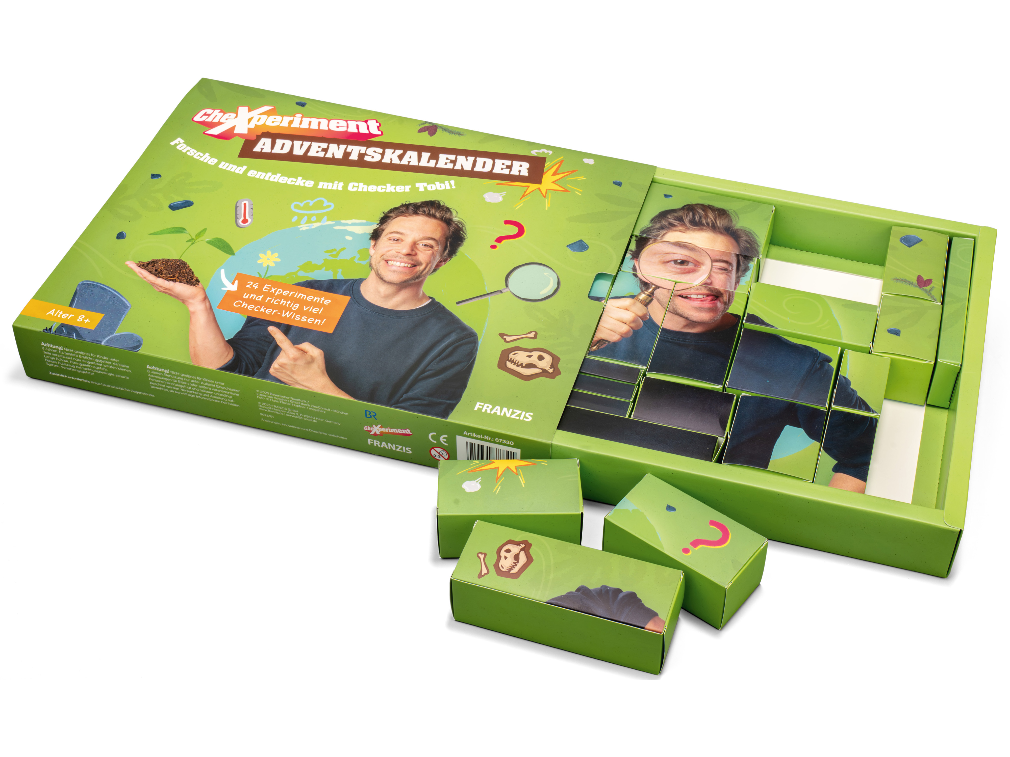 FRANZIS CheXperiment Adventskalender: Forsche und entdecke mit Checker Tobi!