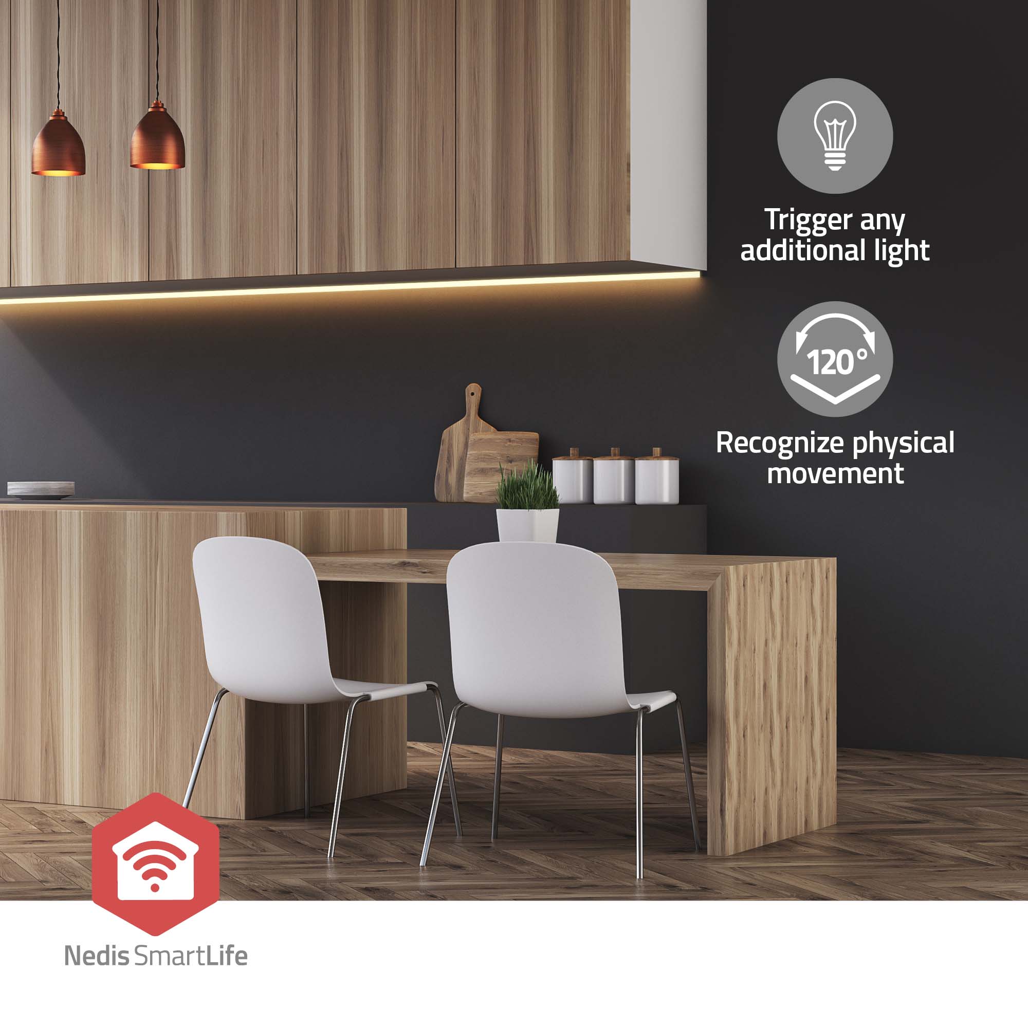 NEDIS Bewegungssensor SmartLife, weiß