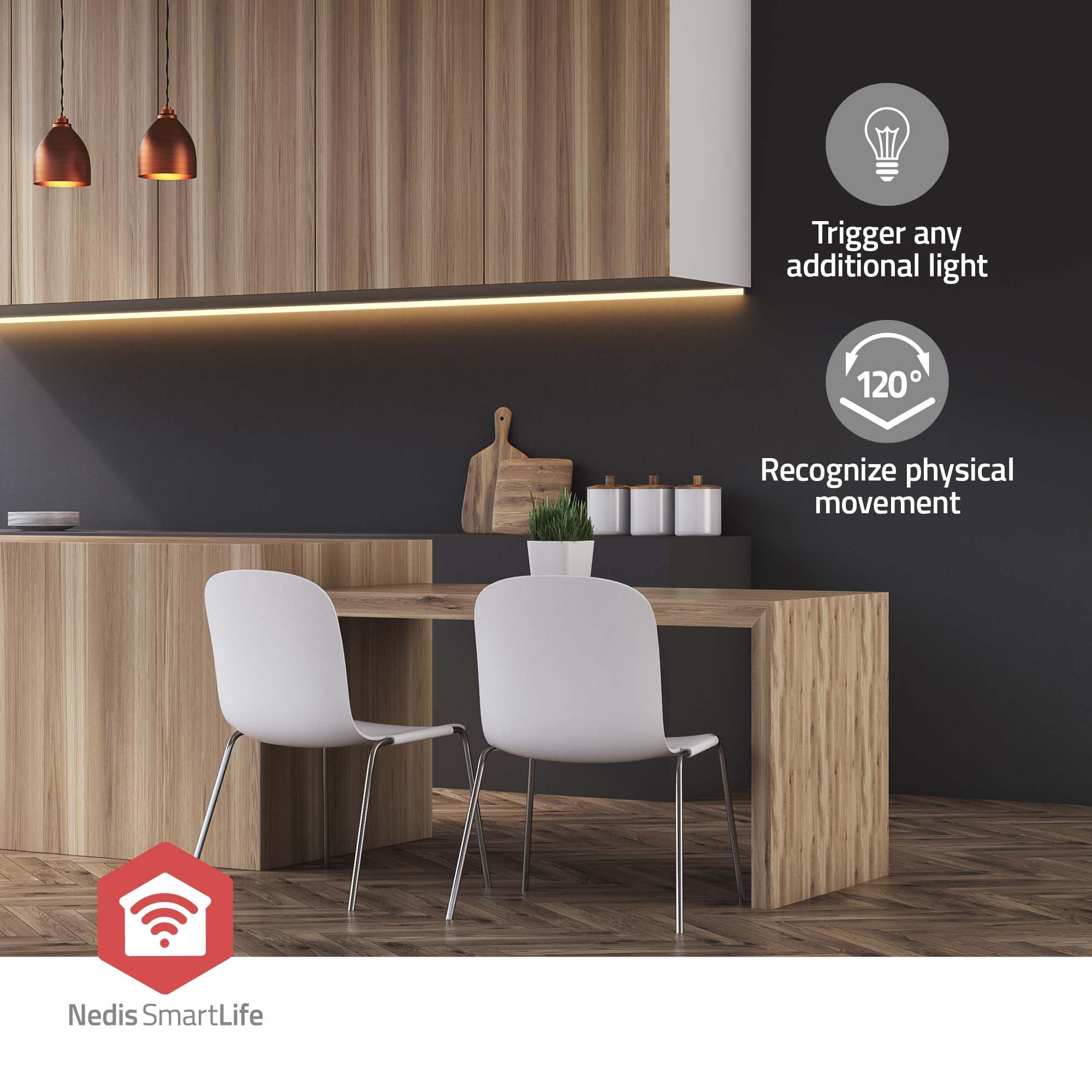 NEDIS Bewegungssensor SmartLife, weiß