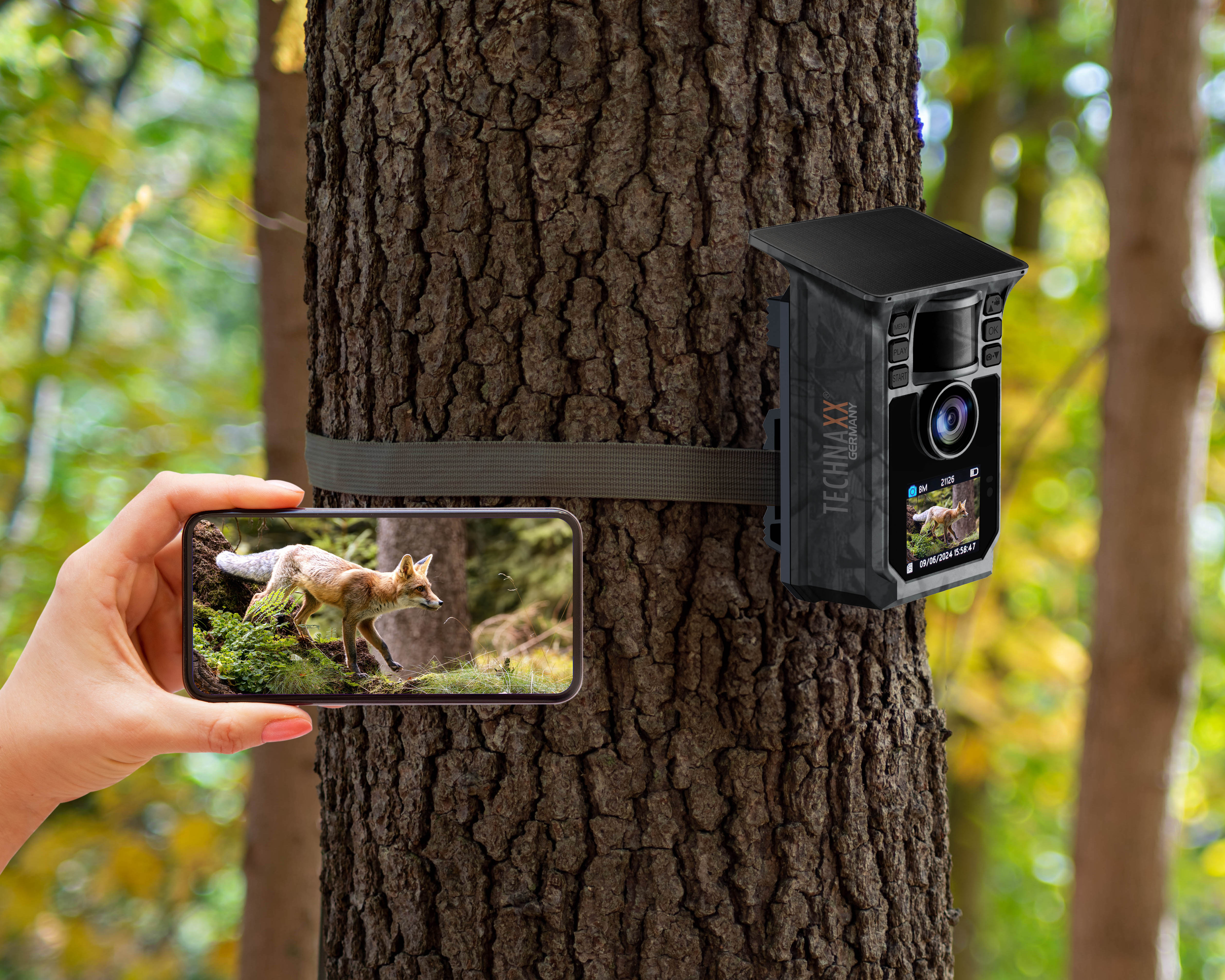 TECHNAXX Solar Wildkamera TX-326, WiFi