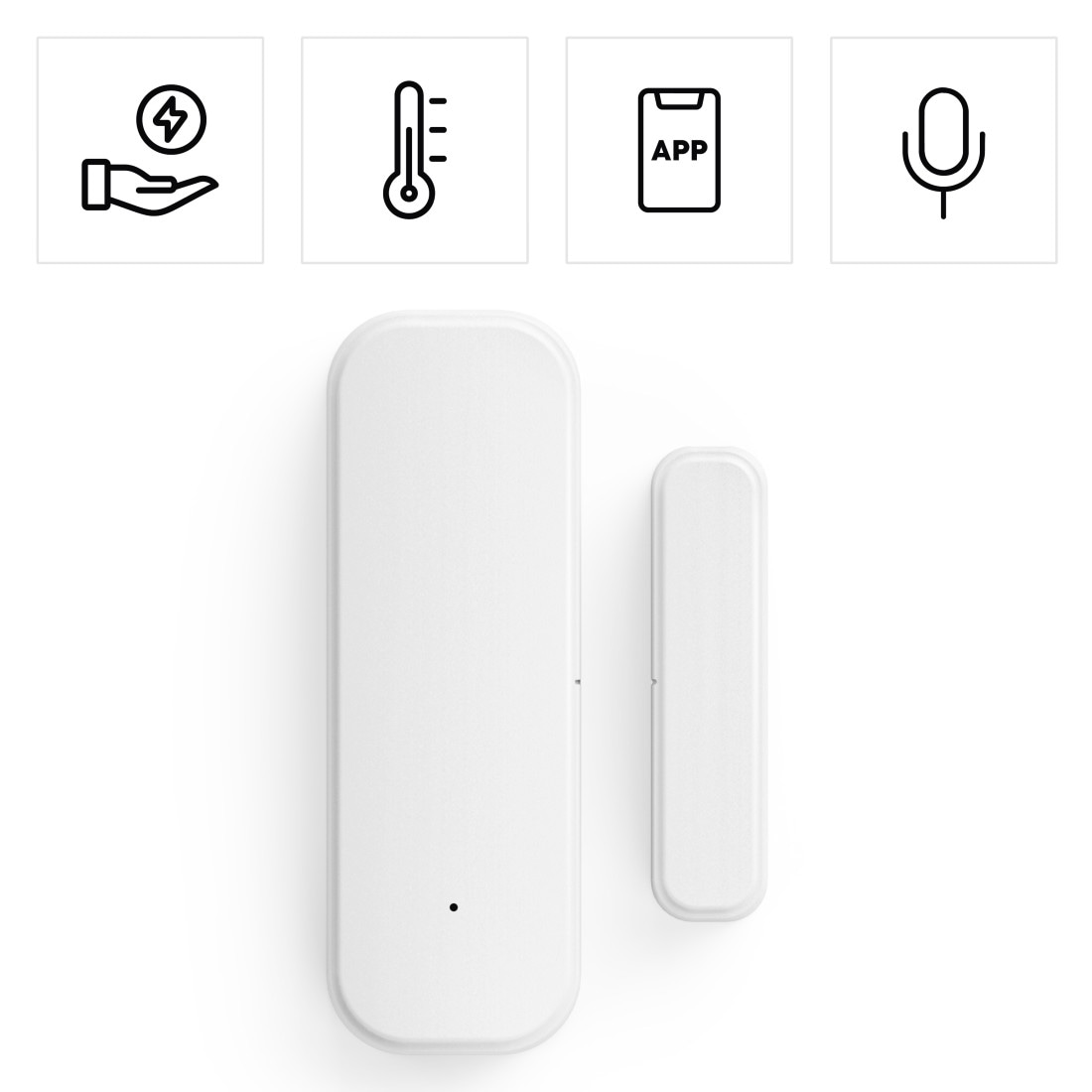 HAMA Smart Home Fensterkontakt für Türen, Fenster, Garagen, Zigbee, magnetisch HAMA Smart Home Fensterkontakt für Türen, Fenster, Garagen, Zigbee, magnetisch