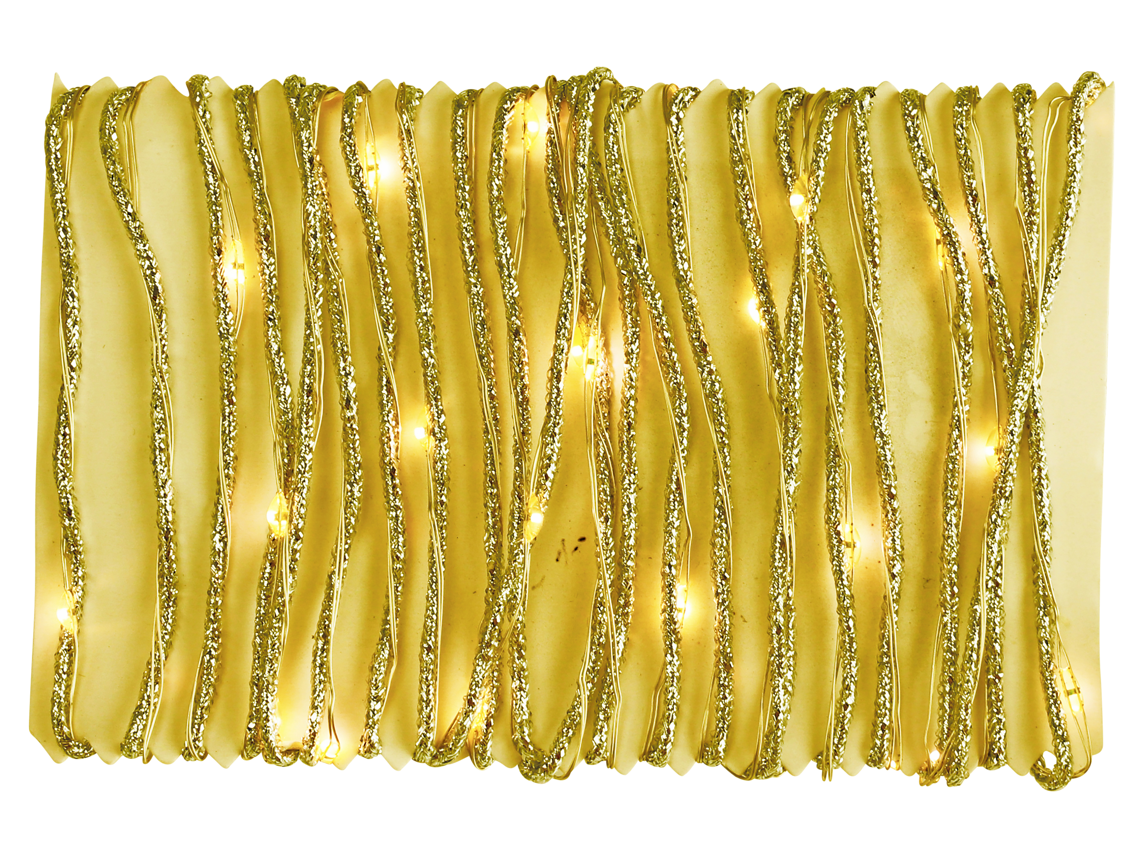 LED-Lichterkette Goldschmuckband, 40 LEDs, warmweiß, 4 m LED-Lichterkette Goldschmuckband, 40 LEDs, warmweiß, 4 m