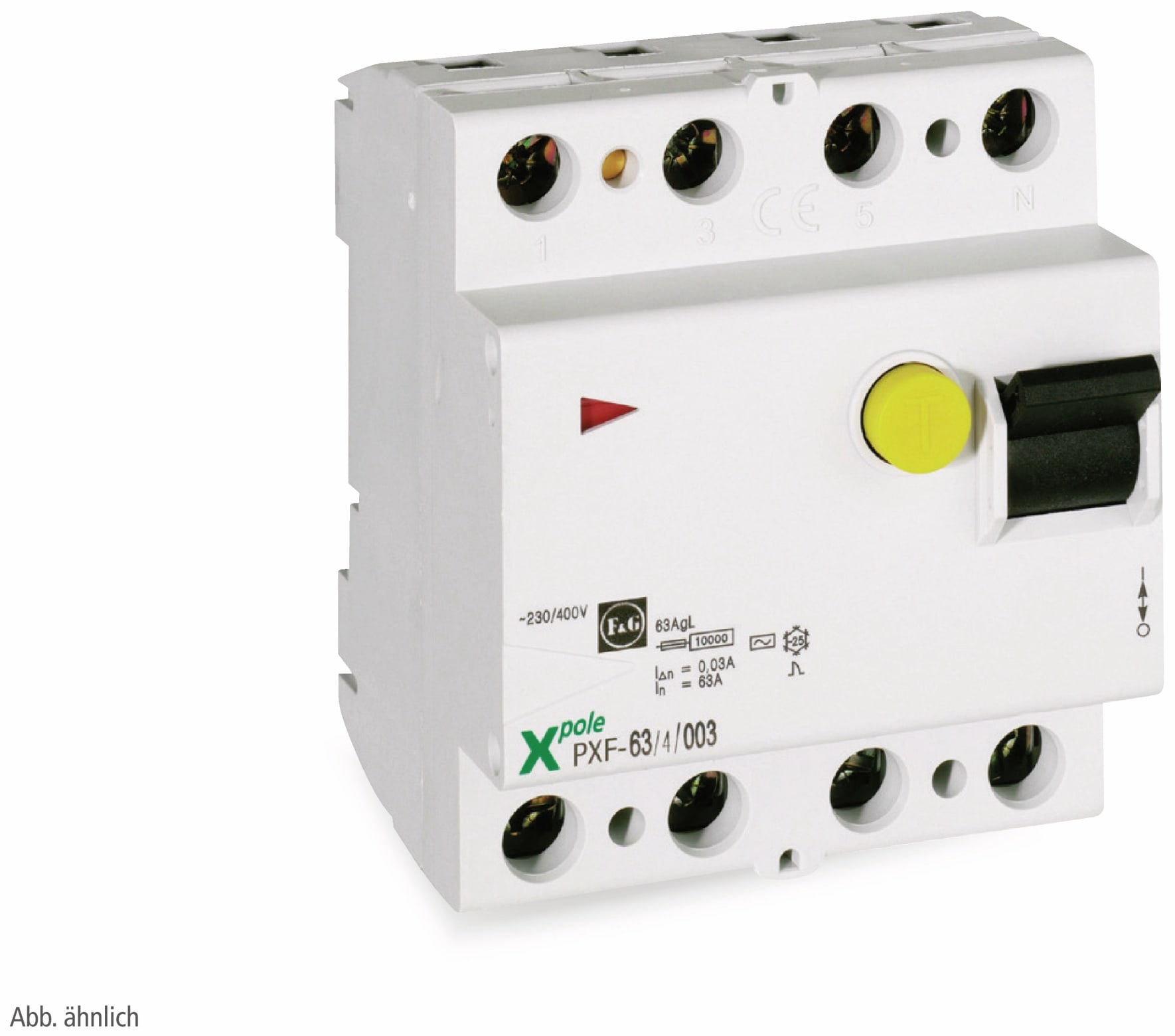 EATON Fehlerstrom-Schutzschalter PXF-63/4/003-A, 63/0,03 A EATON Fehlerstrom-Schutzschalter PXF-63/4/003-A, 63/0,03 A