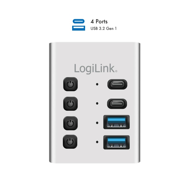 LOGILINK USB-C Hub UA0446, 4 Port