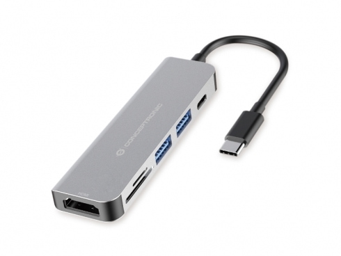 CONCEPTRONIC Adapter USB-C zu HDMI, 2 x USB3.0