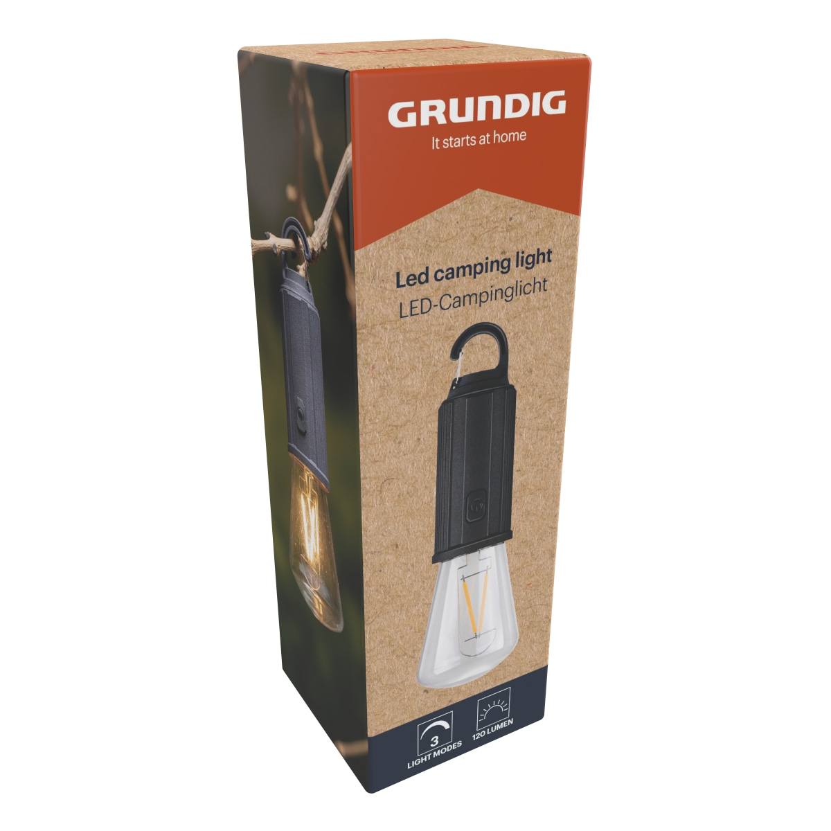 Camping-Leuchte GRUNDIG Batteriebetrieb 120lm
