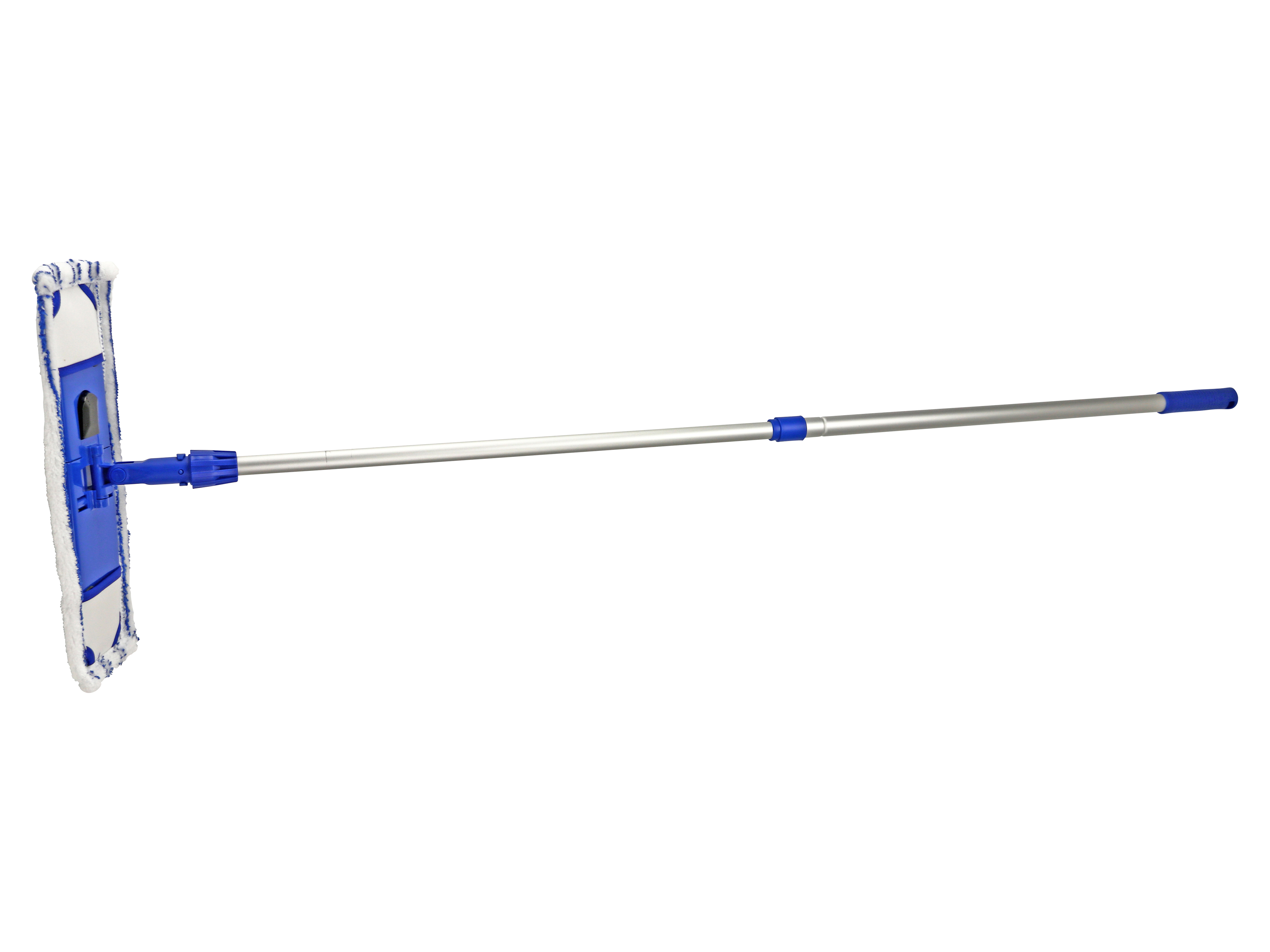 Bodenwischer, silber/blau, 85-140 cm