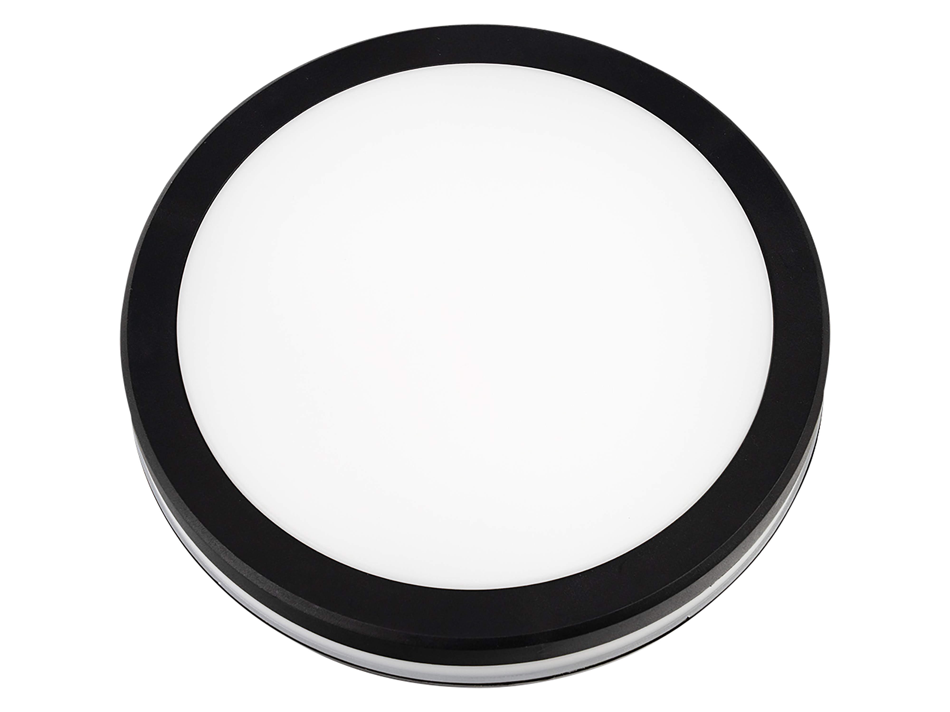 LUXULA LED-Deckenleuchte, 30W, EEK: F, 3000lm, CCT, IP65, schwarz/weiß