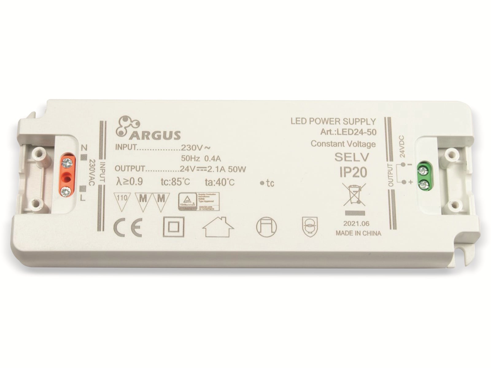 INTER-TECH LED-Netzteil LED 24V-/50 W