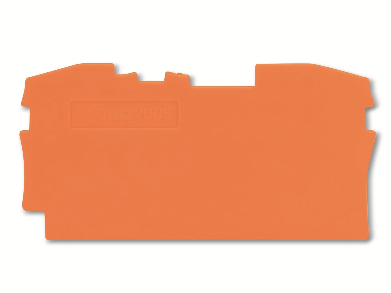 WAGO Abschluss- und Zwischenplatte, 2006-1292, orange WAGO Abschluss- und Zwischenplatte, 2006-1292, orange