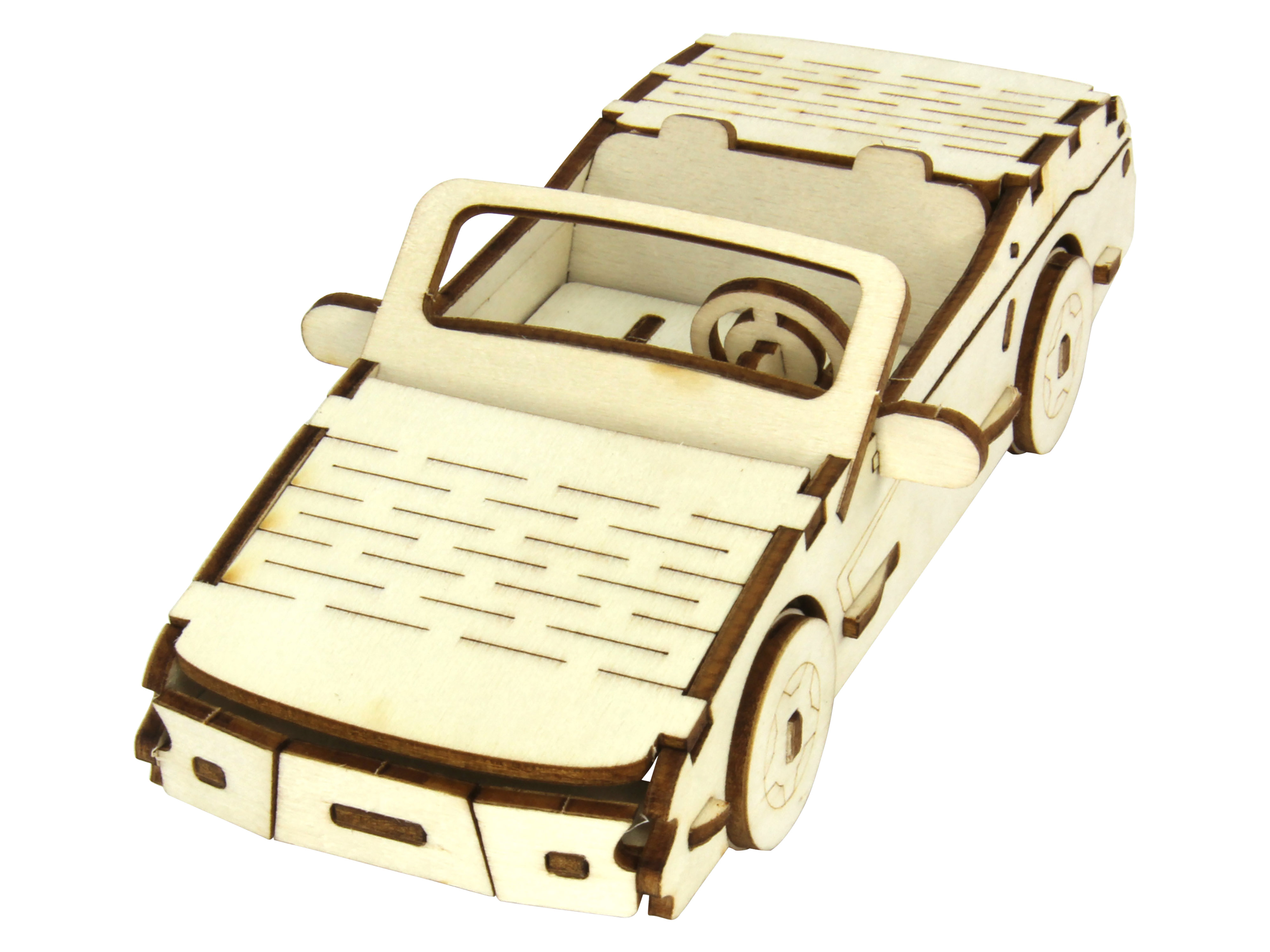 SOL-EXPERT 3D Holz Puzzle Sportwagen