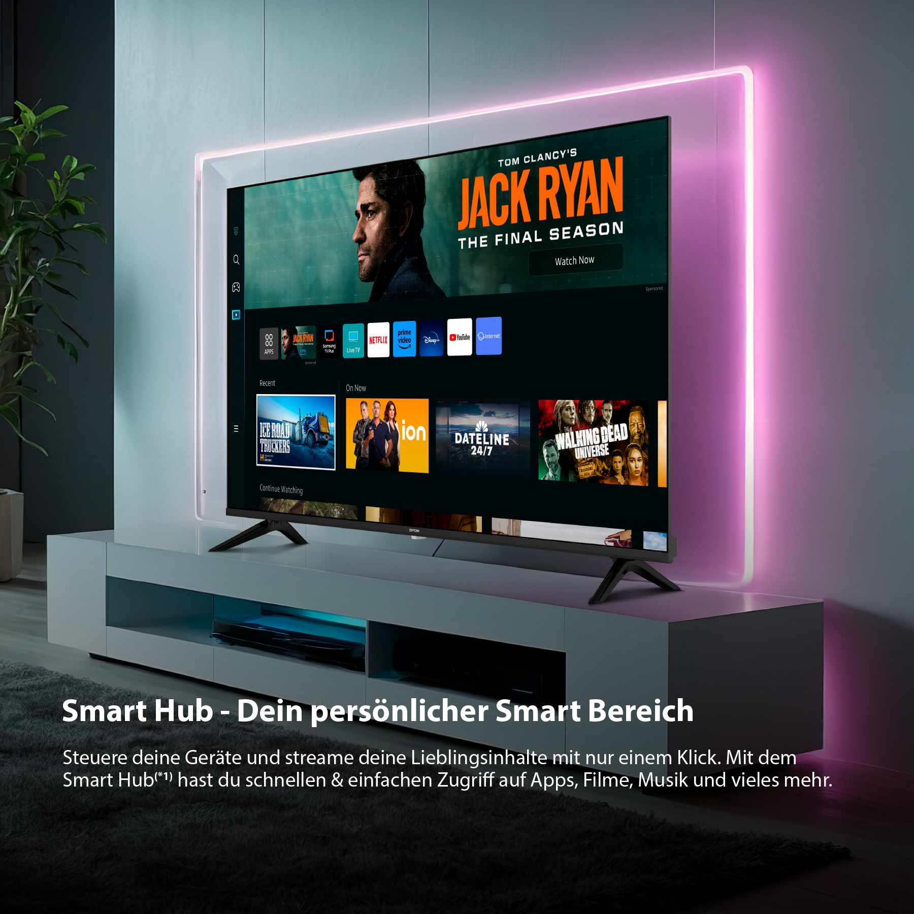 DYON LED-TV Ultimax 32H-TI-W, 80 cm (32"), EEK: F
