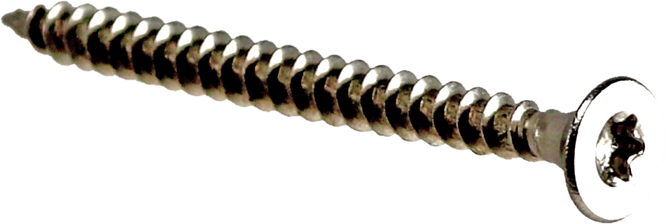 MASTERPROOF Spanplattenschrauben, 60x5,0 mm, Vollgewinde, 20 Stück