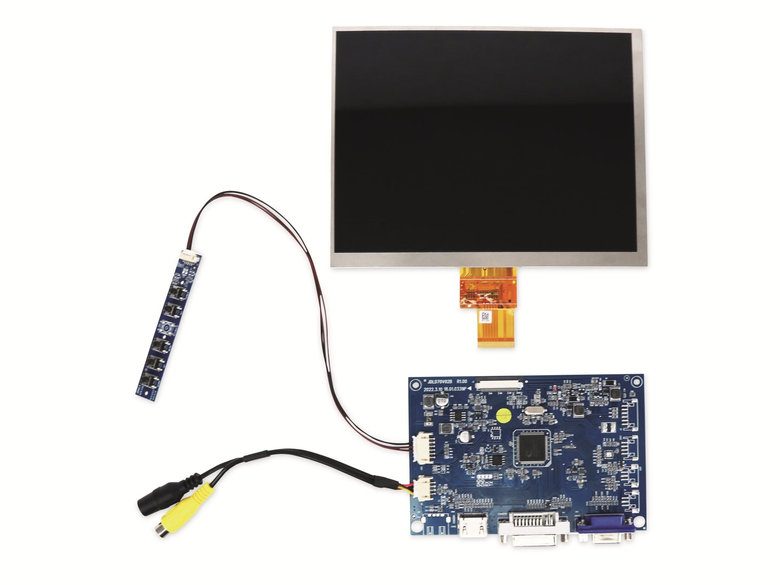 20,3 cm (8") Display-Set LS-8, HDMI/DVI/VGA/CVBS 20,3 cm (8") Display-Set LS-8, HDMI/DVI/VGA/CVBS