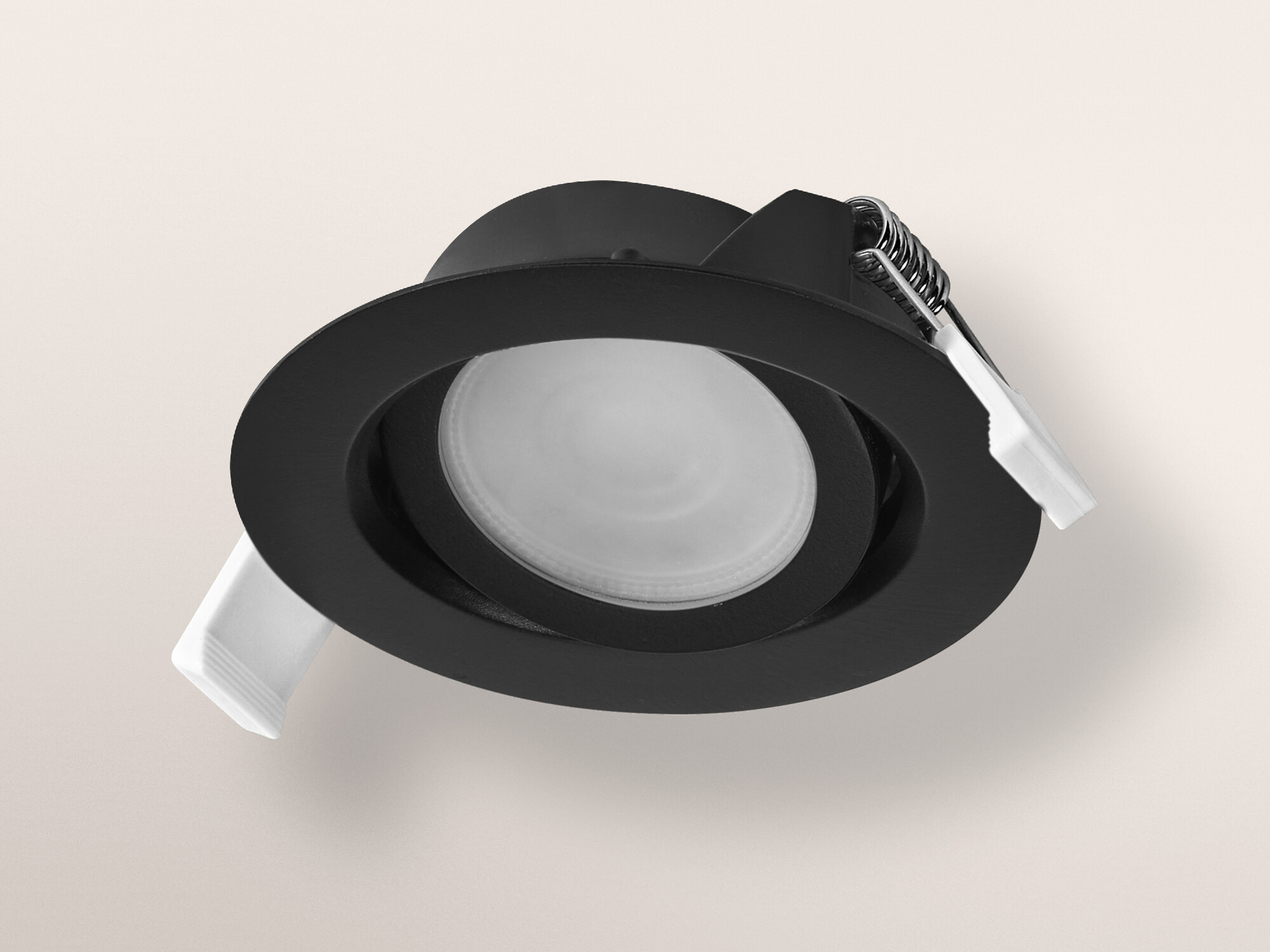 OSRAM LED-Einbauleuchte, 4,9W, 2700K, 190lm, warmweiß, IP20, dimmbar, schwarz, 3er Set OSRAM LED-Einbauleuchte, 4,9W, 2700K, 190lm, warmweiß, IP20, dimmbar, schwarz, 3er Set