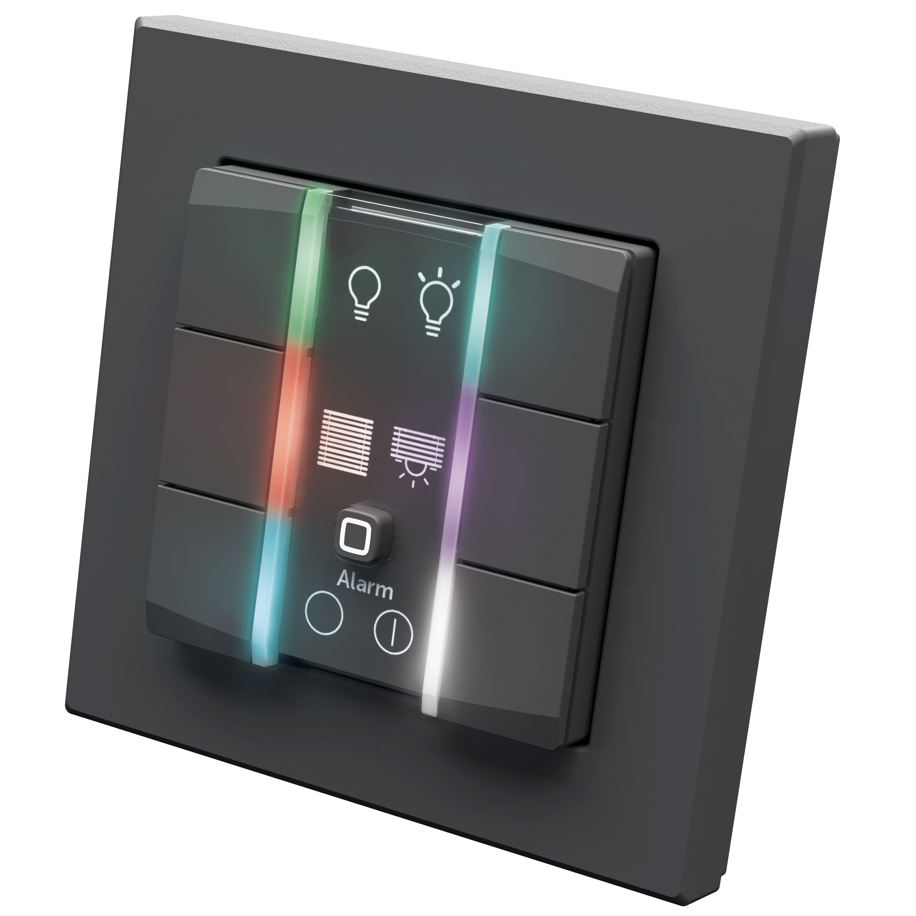 HOMEMATIC IP 162028A0, Wandtaster, 6-fach, 230 V, anthrazit