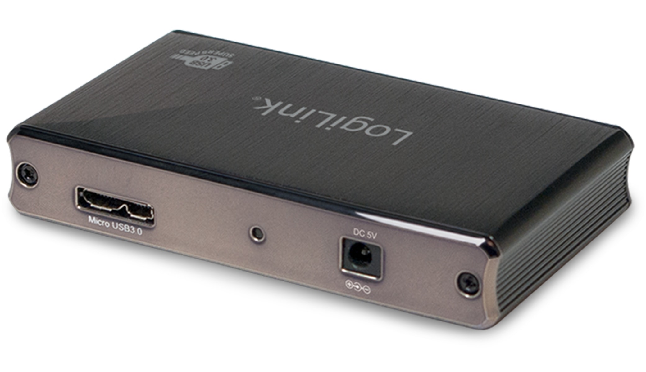 LOGILINK USB3.0-Hub UA0282, 4-Port, Aluminium