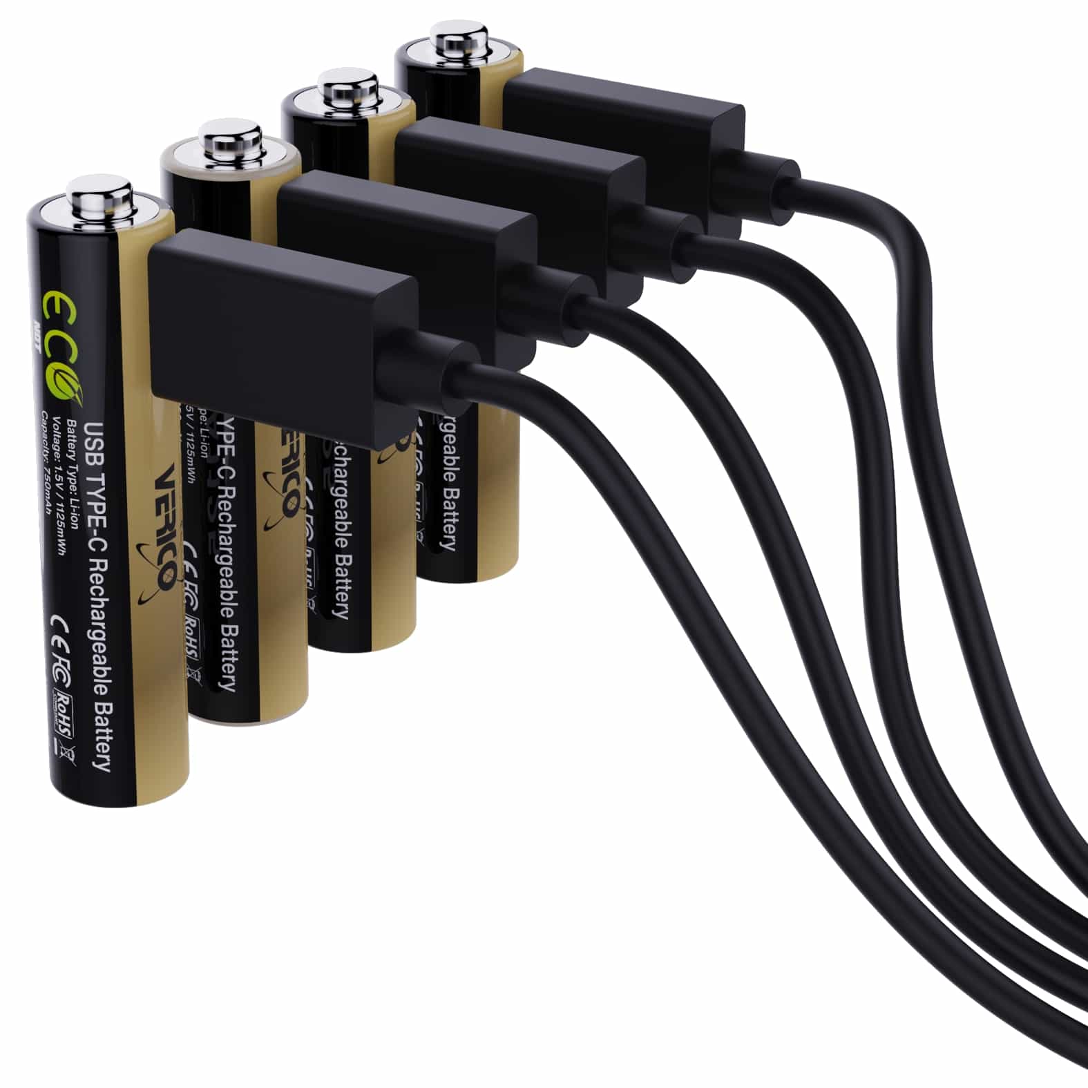 VERICO Li-Ion-Akku Loop Energy, AAA PRO, 4er Pack