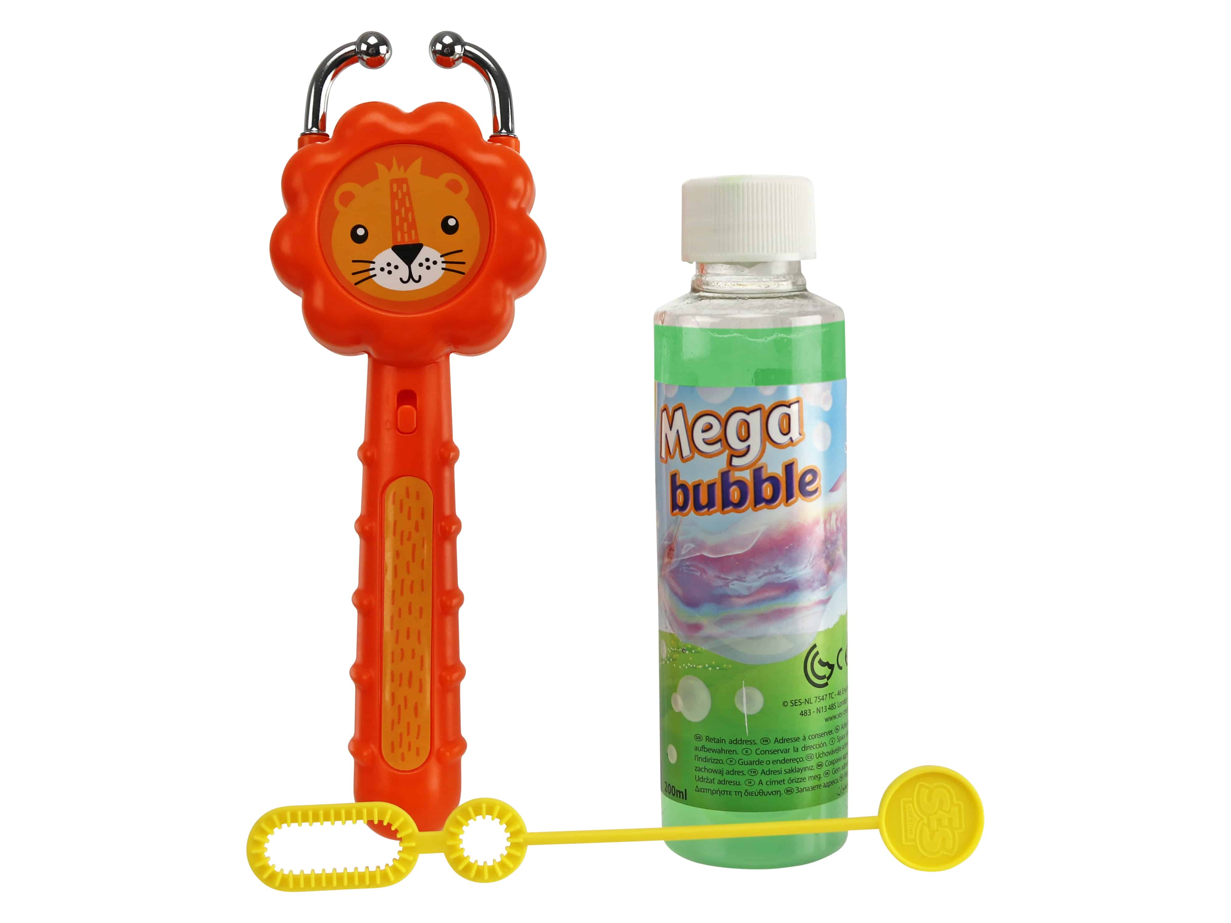 Bubble Pop, Seifenblasen-Platzer, mit Sound, Löwe