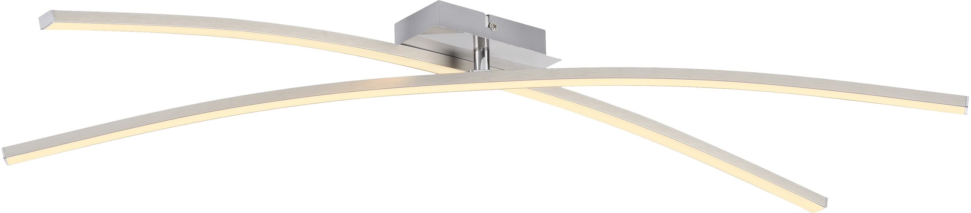 JUST LIGHT LED-Deckenleuchte 14726-55, 12W, 3000K, 1730lm, warmweiß, IP20, stahl JUST LIGHT LED-Deckenleuchte 14726-55, 12W, 3000K, 1730lm, warmweiß, IP20, stahl