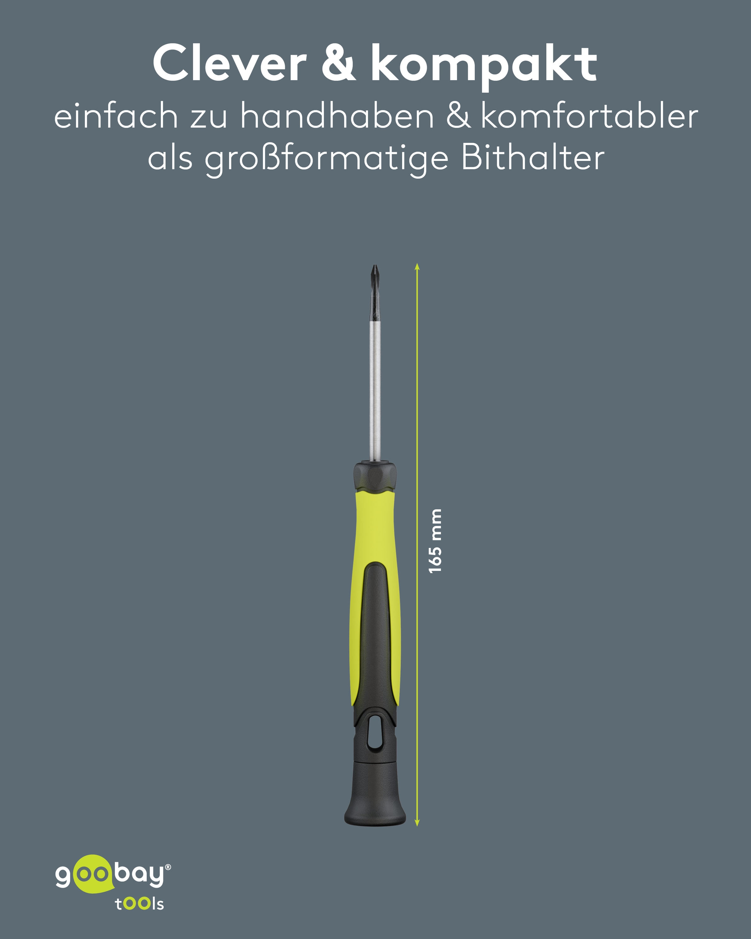 GOOBAY TOOLS Präzisionsschraubendreher-Set, 77837, 7-teilig