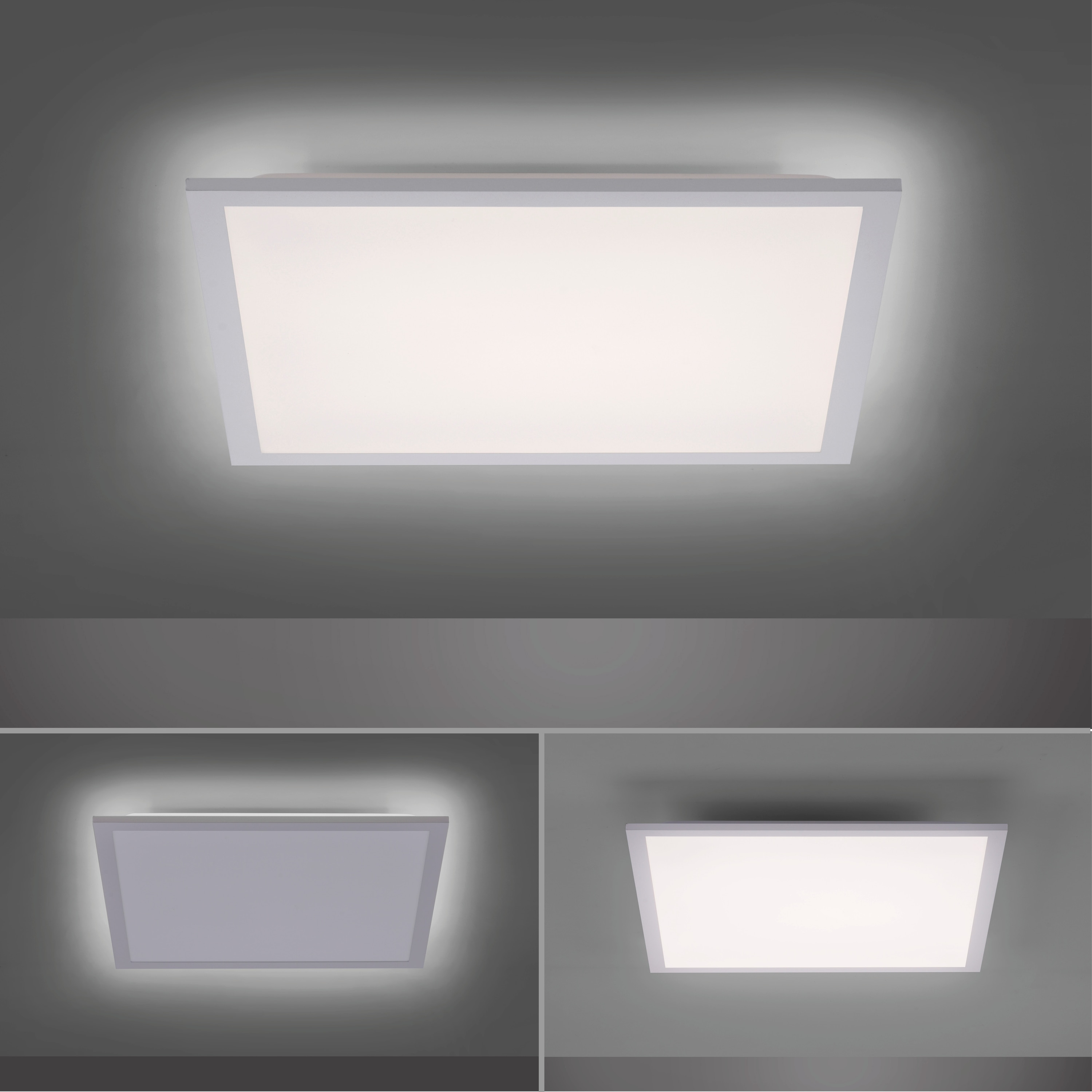 JUST LIGHT LED-Deckenleuchte 12201-16 weiss, 22 W, 2660 lm, 3000 K, einzeln schaltbar JUST LIGHT LED-Deckenleuchte 12201-16 weiss, 22 W, 2660 lm, 3000 K, einzeln schaltbar
