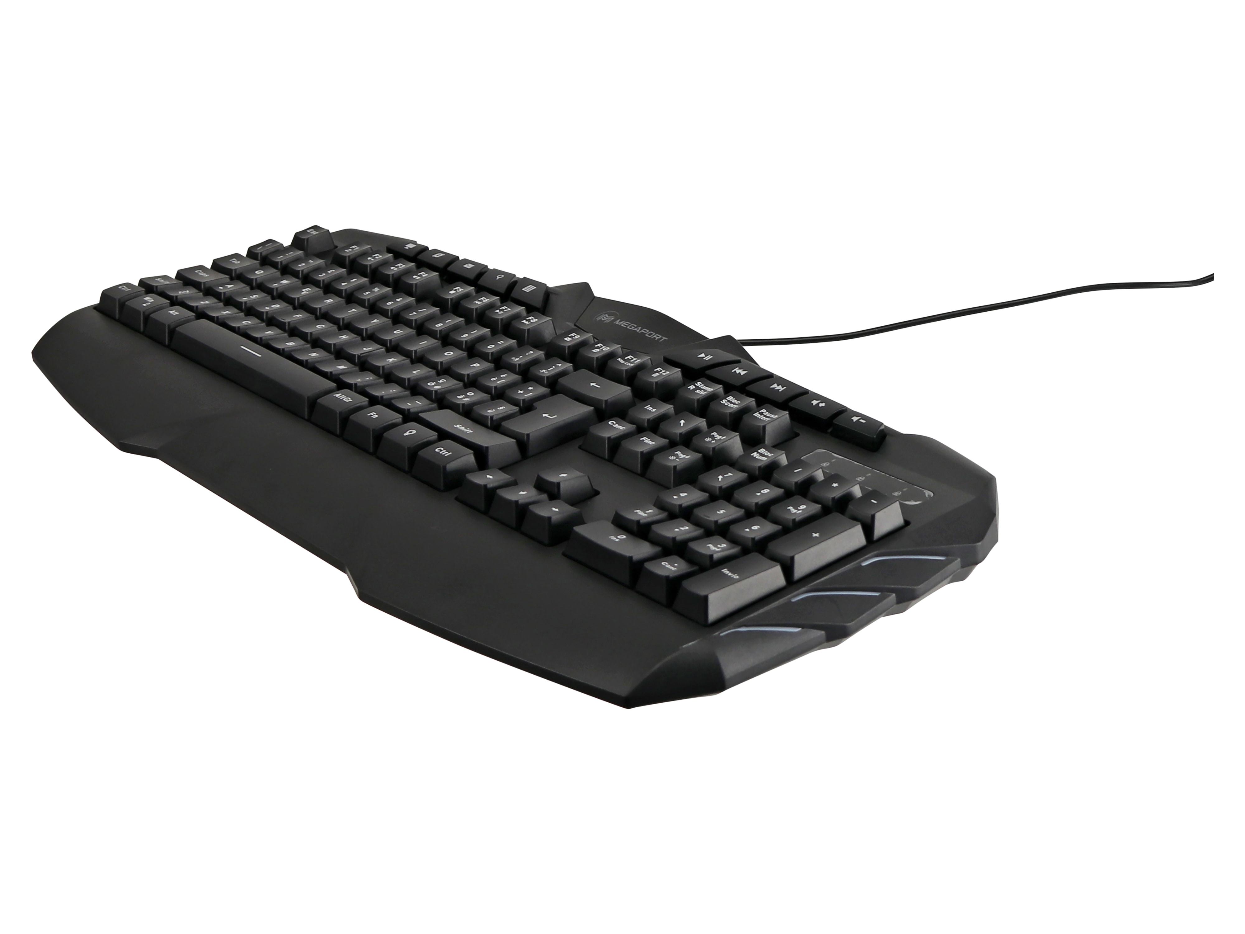 Tastatur/Maus-Set, MEGAPORT, M-GCM600, italienisch Tastaturlayout