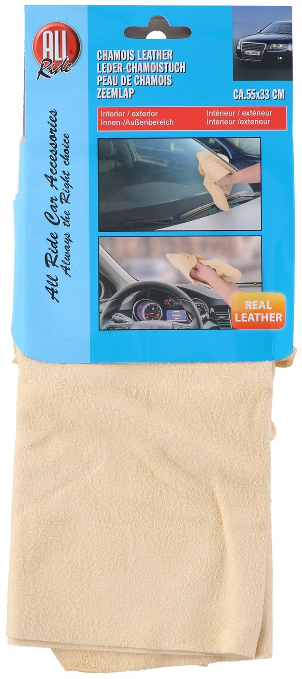 ALL RIDE Leder-Chamois Tuch, 55x33 cm ALL RIDE Leder-Chamois Tuch, 55x33 cm