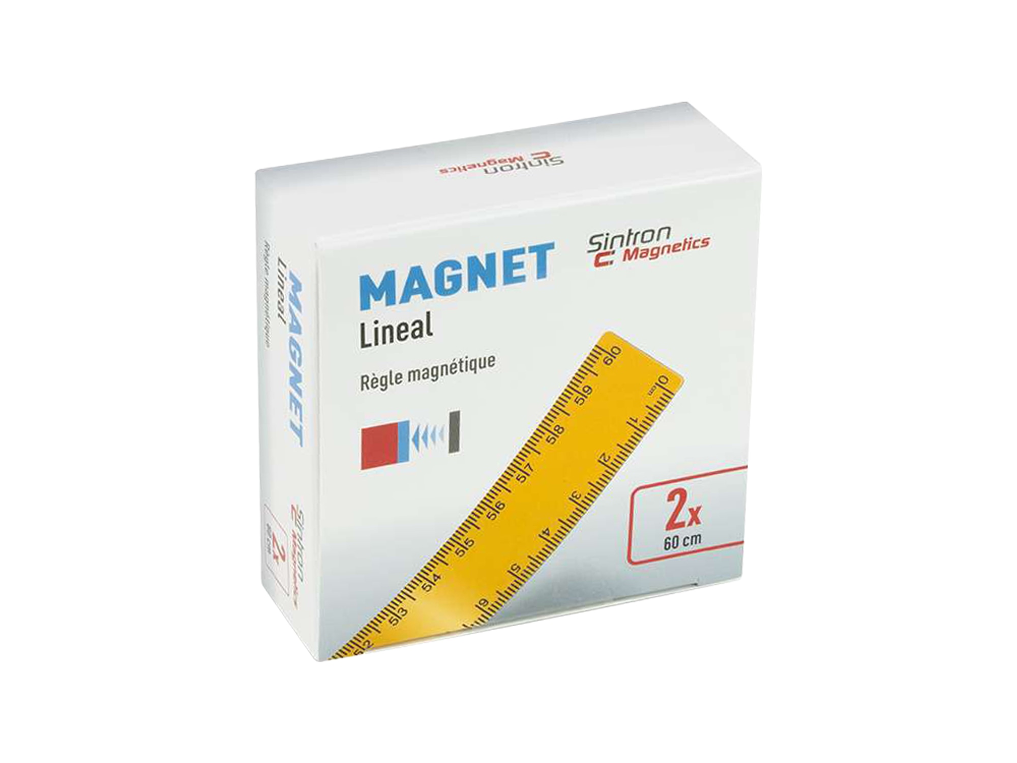SINTRON Magnetlineal Magnetics 60 cm, 2 Stück