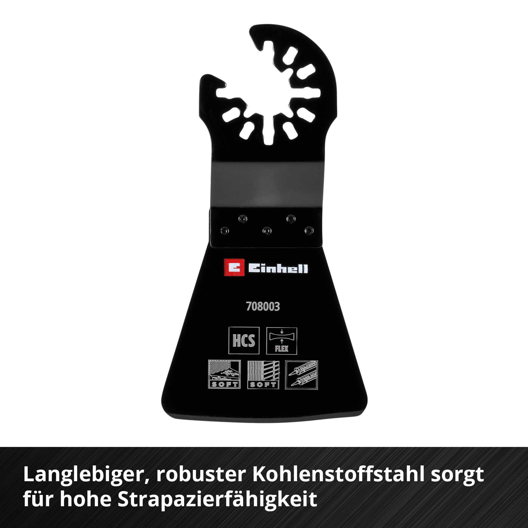 EINHELL Schaber, 708003, HCS, Flexibel, 52 mm EINHELL Schaber, 708003, HCS, Flexibel, 52 mm
