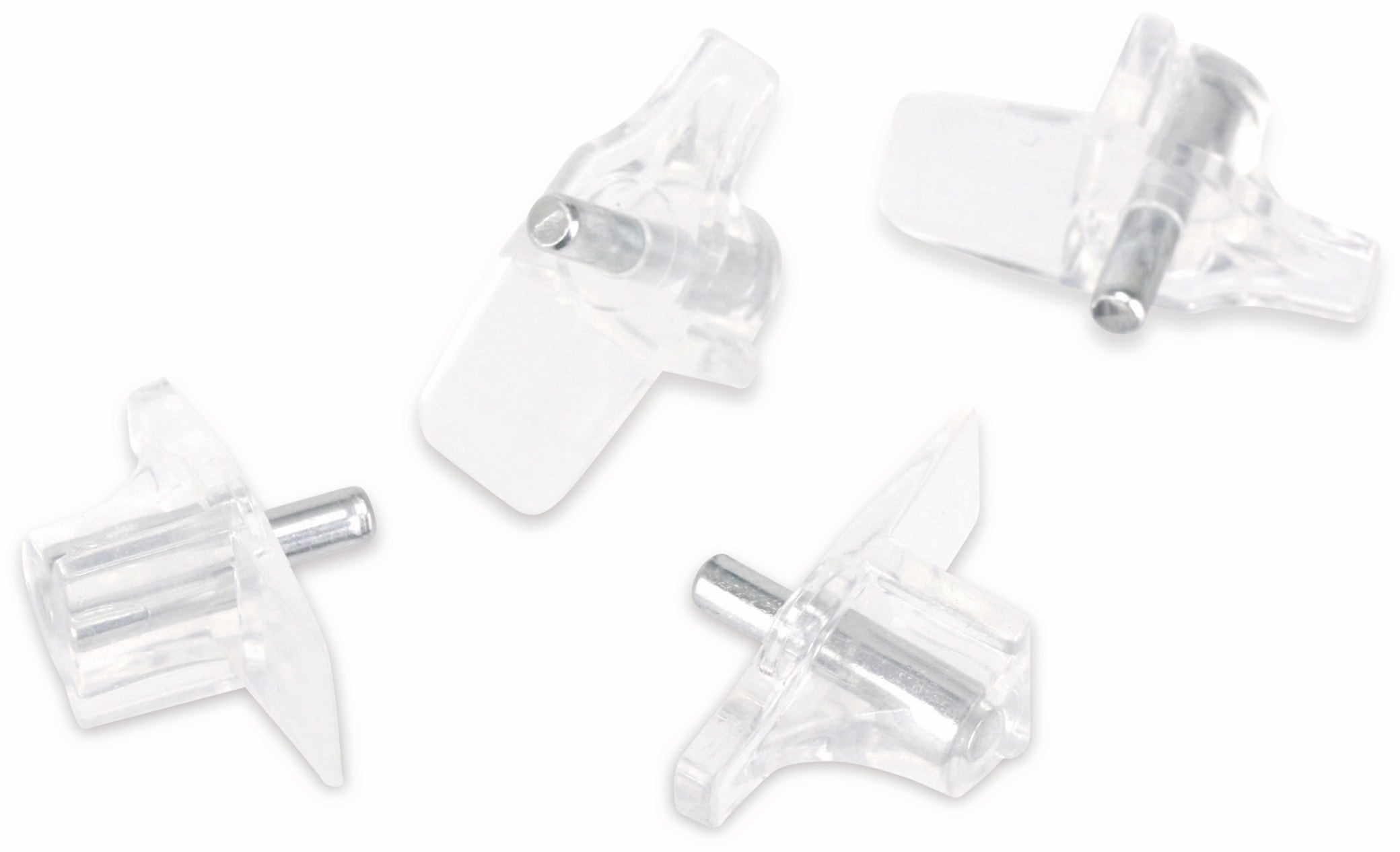 Fachbodenträger 3 mm, transparent, 20 Stück