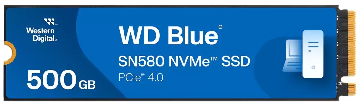 WESTERN DIGITAL M.2 SSD Blue SN580 500GB WD M.2 SSD Blue SN580 500GB
