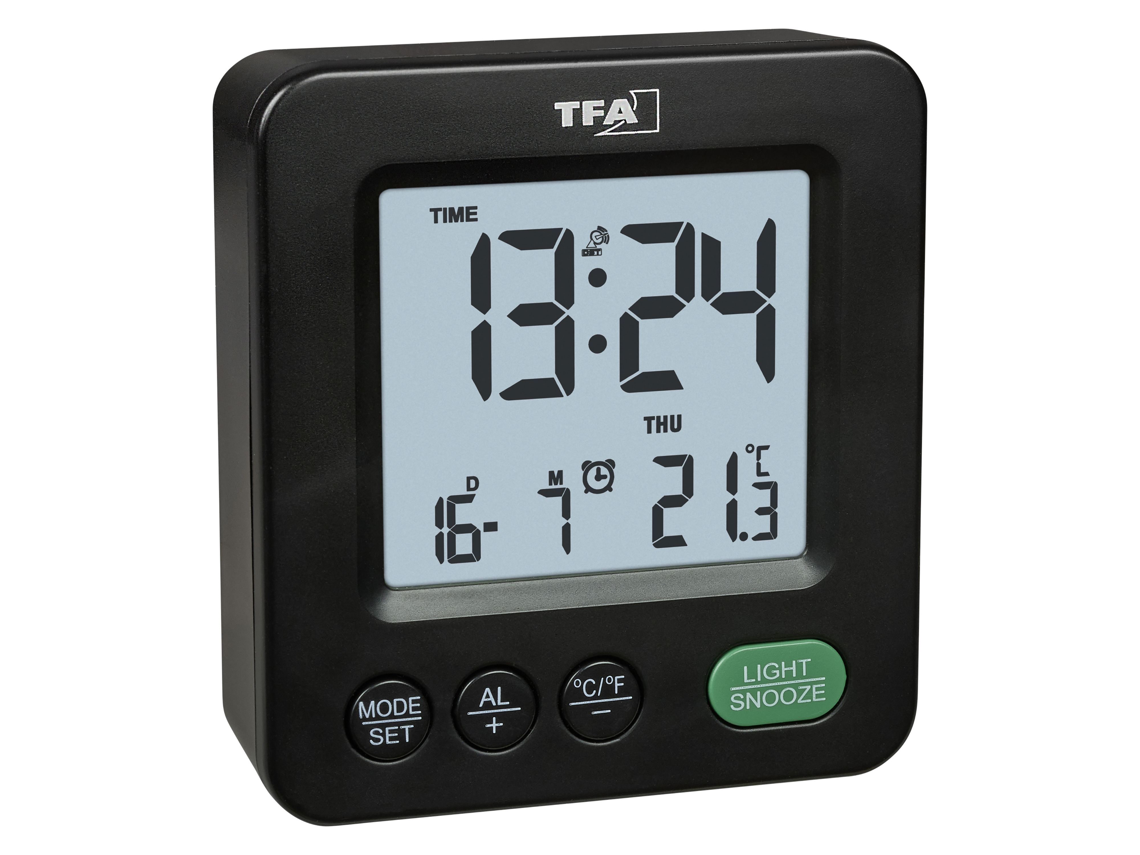 TFA Digitaler Funkwecker NOX 60.2567.01, schwarz TFA Digitaler Funkwecker NOX 60.2567.01, schwarz