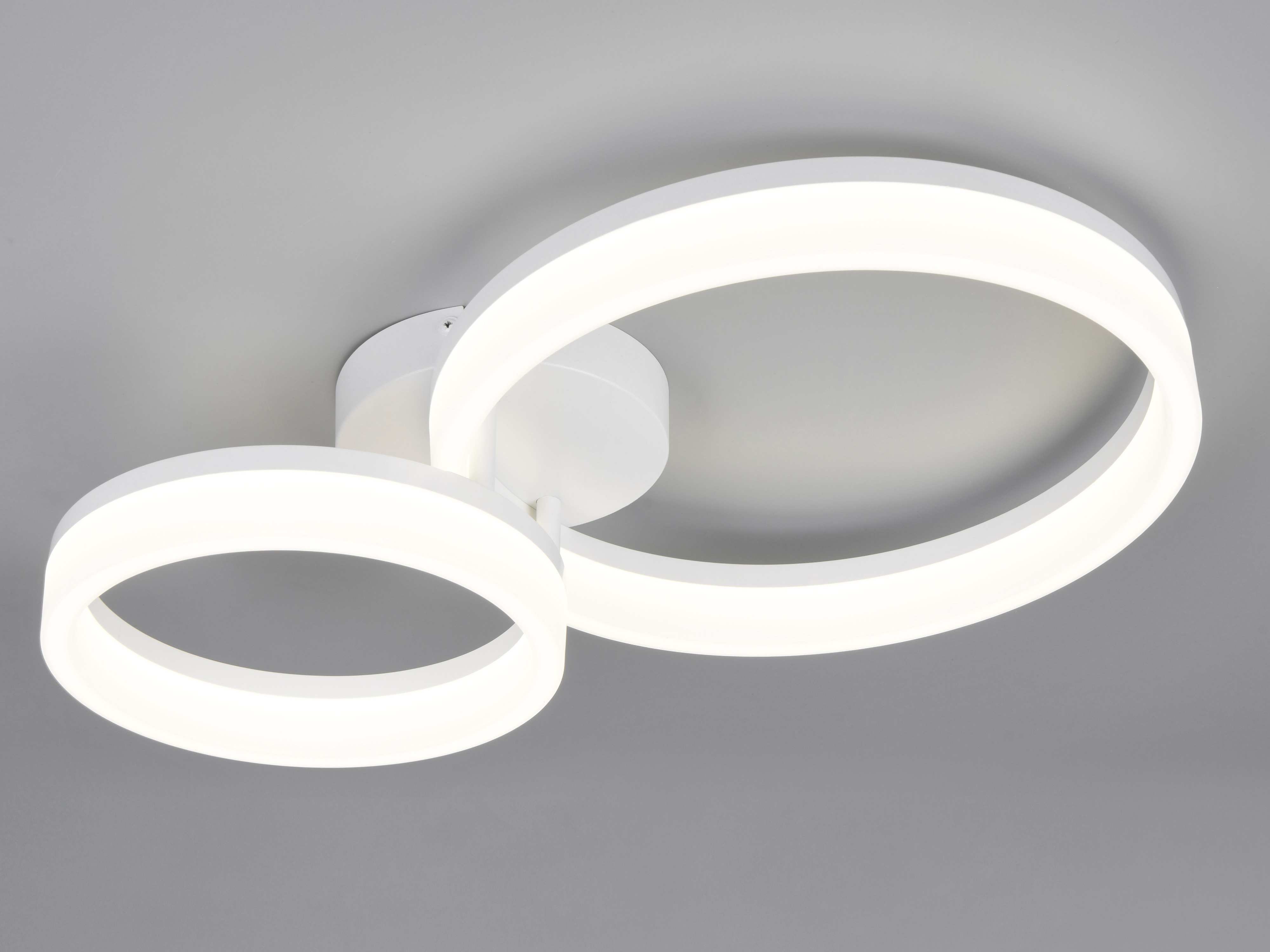 REALITY LED-Deckenleuchte Scope R63601231, 22W, 4000K, 3000lm, neutralweiß, IP20, weiß