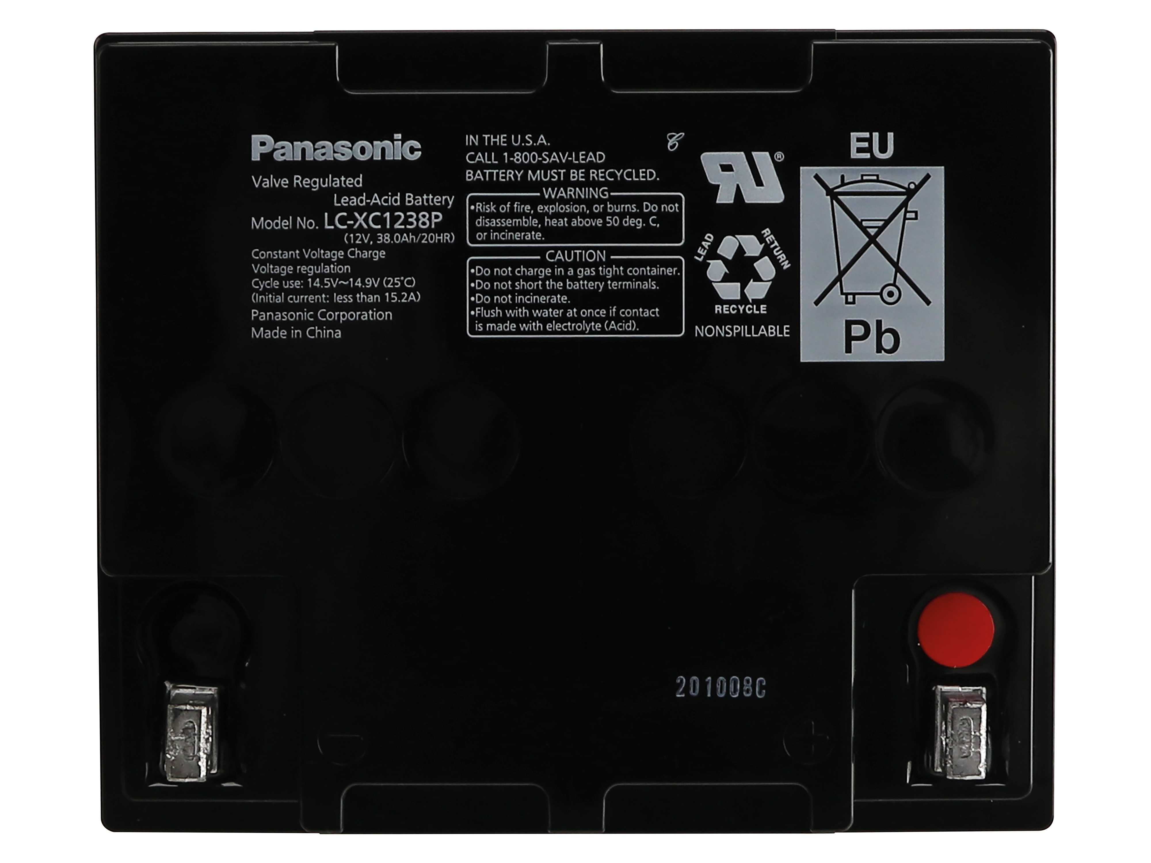 Bleiakkumulator PANASONIC LC-X1238AP